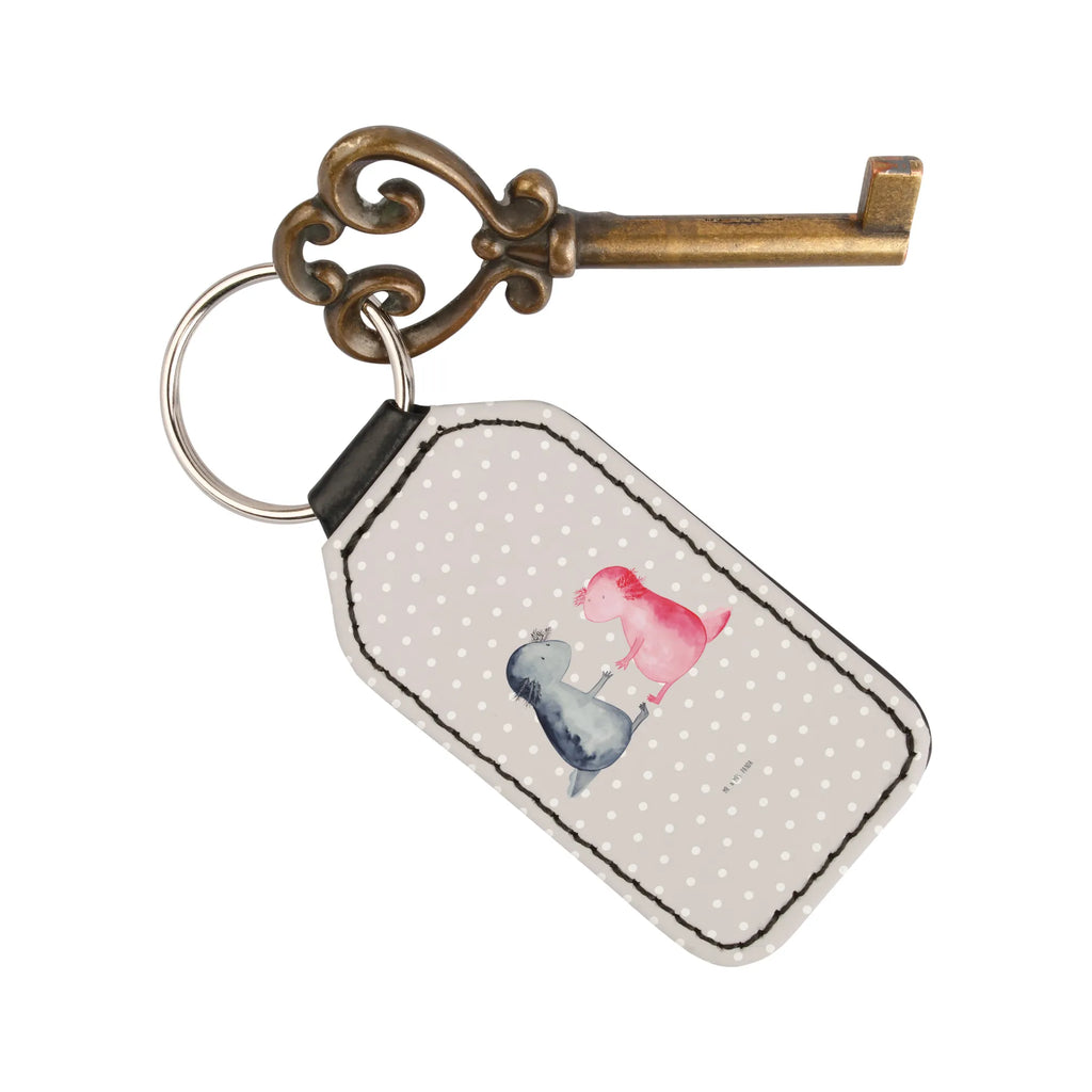 Rectangular key ring axolotl Love keychain, pendant, lucky charm, bag pendant, key ring, Axolotl, Axelotl, marine animals, Mexican walking fish, salamander, great love, fiancé, anniversary, valentine's day, amphibian, love, tail, axolotl, friend, husband, proof of love, axolot