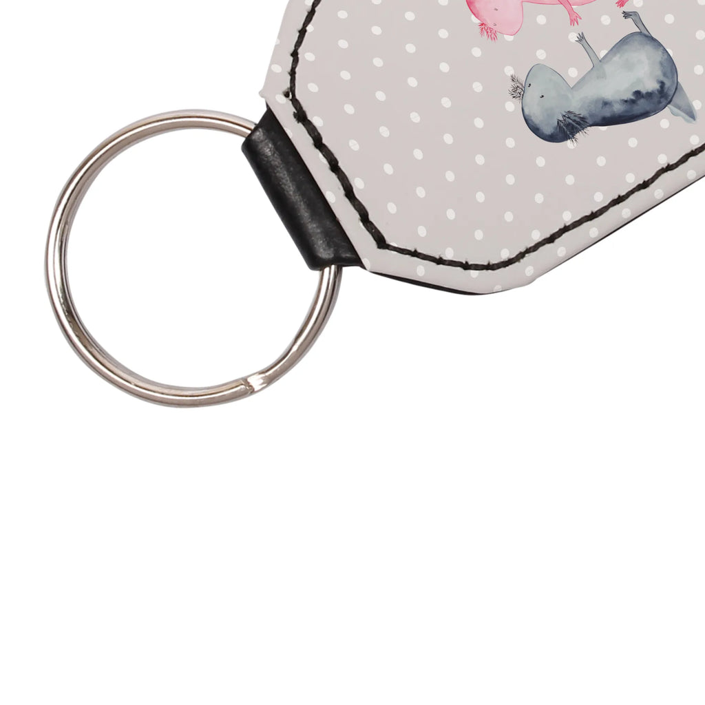 Rectangular key ring axolotl Love keychain, pendant, lucky charm, bag pendant, key ring, Axolotl, Axelotl, marine animals, Mexican walking fish, salamander, great love, fiancé, anniversary, valentine's day, amphibian, love, tail, axolotl, friend, husband, proof of love, axolot