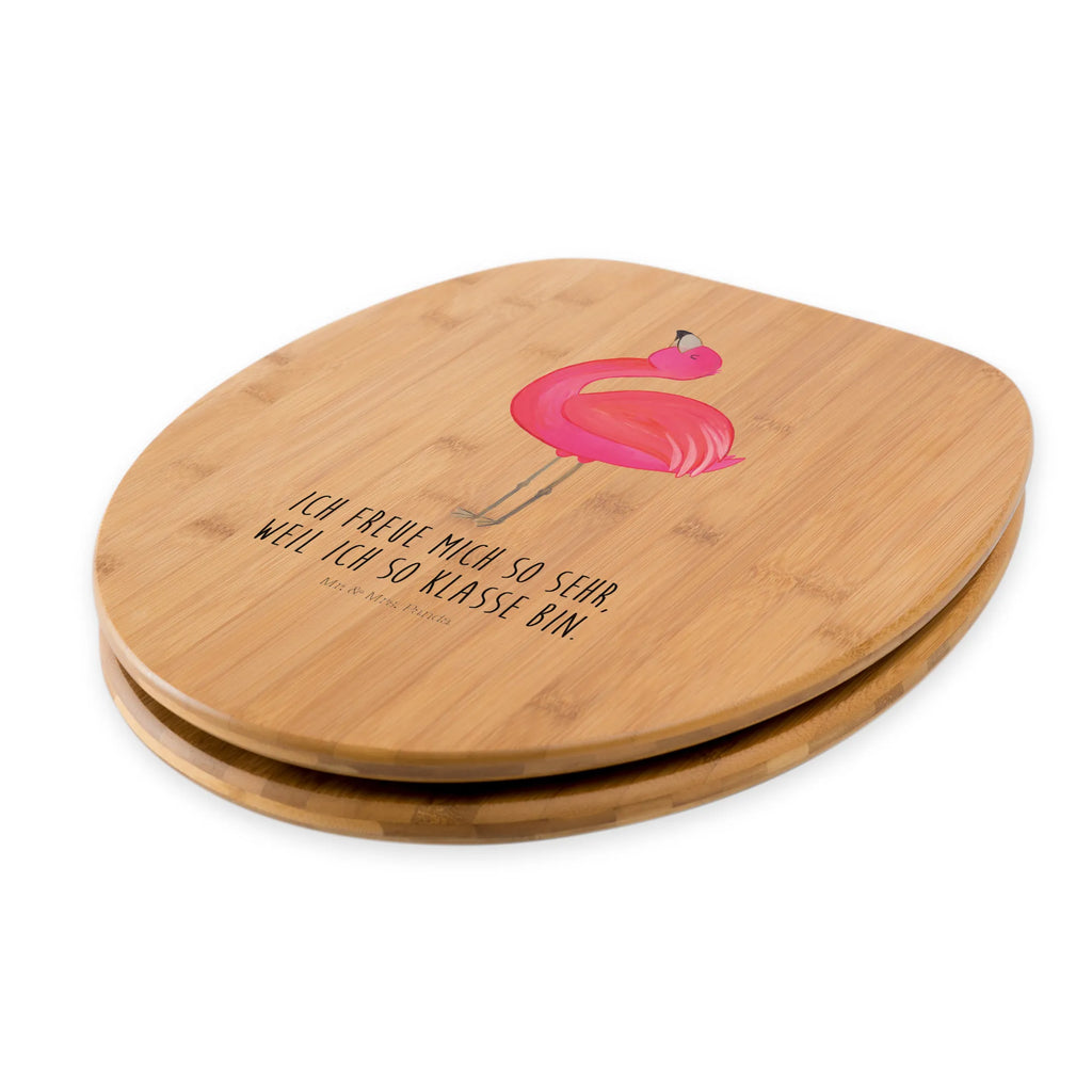 Motiv WC Sitz Flamingo Stolz Toilettendeckel, WC-Sitz, Toilette, Klobrille, Klodeckel, Flamingo, stolz, Mama, Selbstakzeptanz, Schwester, beste Freundin, Freundin, Tochter, Selbstliebe, Freude