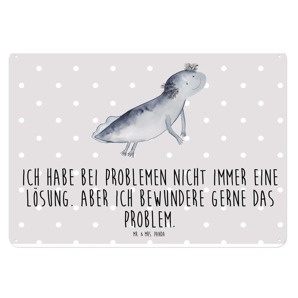 Tin sign axolotl To swim Blechschild Zum Aufhängen, Blechschild Küche, Blechschild, Wandschild Metall, Blechschild Groß, Blechschild Büro, Dekoschild Metall, Blechschild Für Männer, Blechschild Für Frauen, Türschild Metall, Molch, Axolotl, Motivation, Lurche, Problem, Axolot, Schwanzlurch, Probleme, Lurch, Lösungen