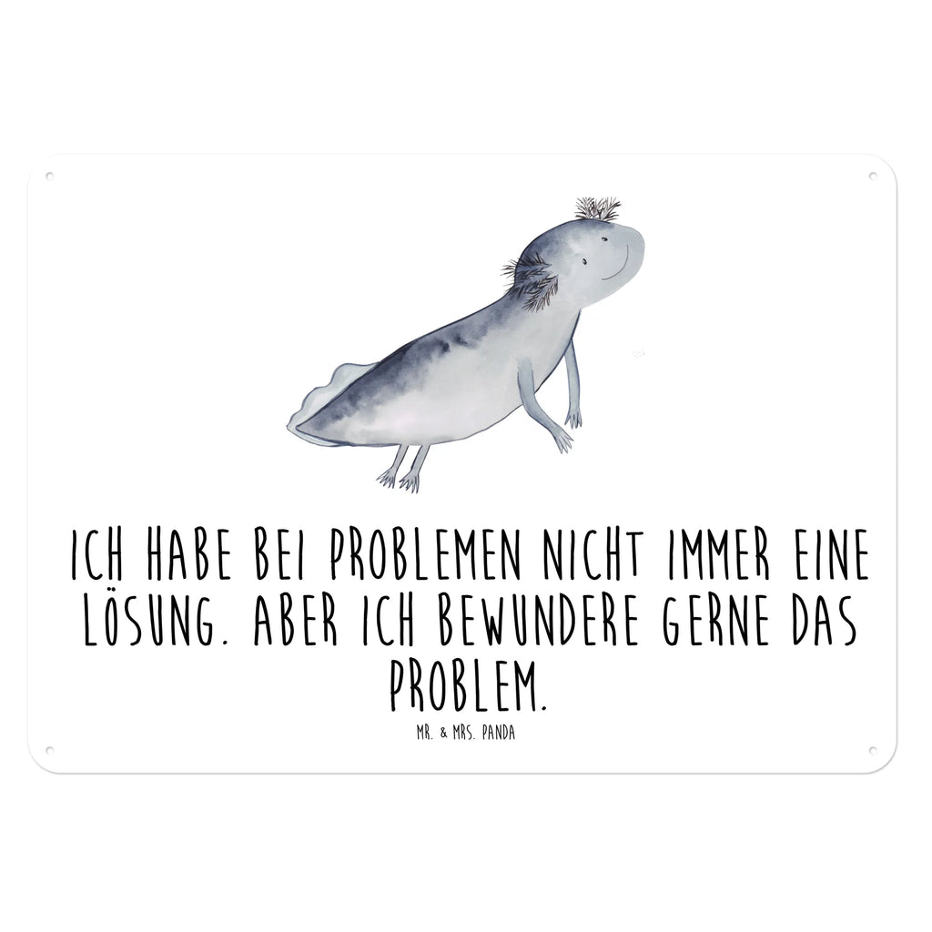 Tin sign axolotl To swim Blechschild Zum Aufhängen, Blechschild Küche, Blechschild, Wandschild Metall, Blechschild Groß, Blechschild Büro, Dekoschild Metall, Blechschild Für Männer, Blechschild Für Frauen, Türschild Metall, Molch, Axolotl, Motivation, Lurche, Problem, Axolot, Schwanzlurch, Probleme, Lurch, Lösungen