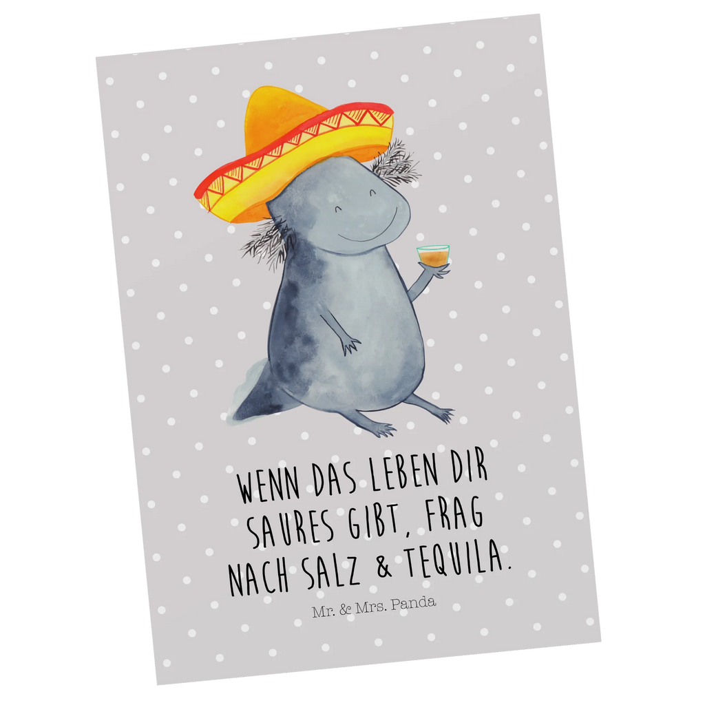 Postcard axolotl tequila Ansichtskarten, Karte, Geburtstagskarte, Grußkarte, Einladungskarte, Einladung Geburtstag, Dankeskarte, Geschenkkarte, Einladungskarten Geburtstag, Einladung, Postkarte, Ansichtskarte, Axolotl, Molch, Lurche, Mexico, Spruch, Sombrero, Schwanzlurch, Axolot, Lurch, Mexiko, Feuerdrache, Zitrone, Tequila, Motivation, Feuersalamander