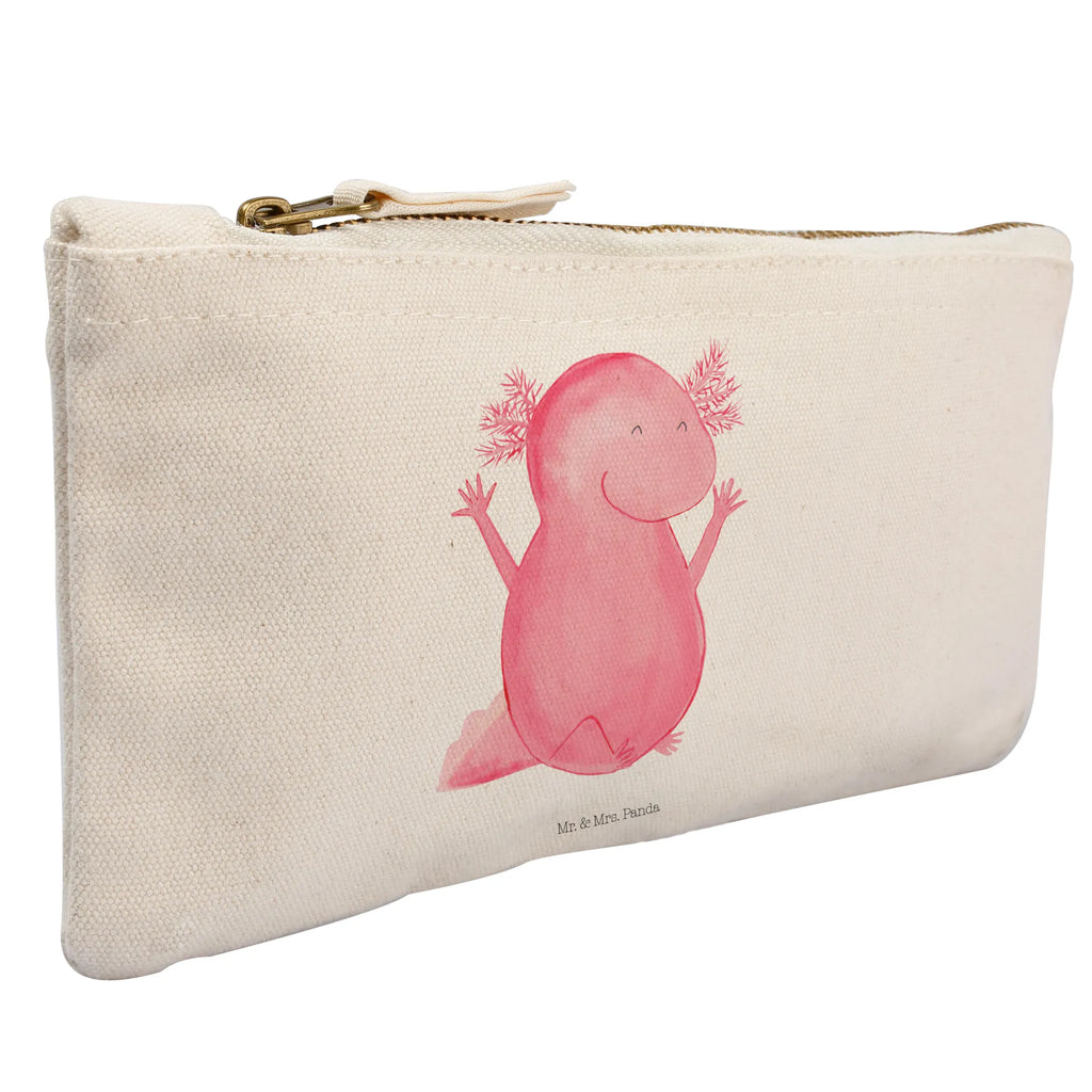 Make-up bag axolotl Hooray Kulturtasche, Waschbeutel, Schlampermäppchen, Kosmetiktasche, pencil case, Schminktasche, utensilientasche, Federmappe, toiletry bag, beauty case, Kosmetikbeutel, Schminkbeutel, kosmetiktäschchen, aufbewahrungstasche, pinsel tasche, Etui, Kulturbeutel, Schminktäschchen, Waschtasche, Mäppchen, Stiftemäppchen, aufbewahrungsbeutel, beauty tasche, Molch, Axolotl, Motivation, Zufriedenheit, Axolot, Lurche, Lurch, Freude, Schwanzlurch, Spaß, Fröhlich