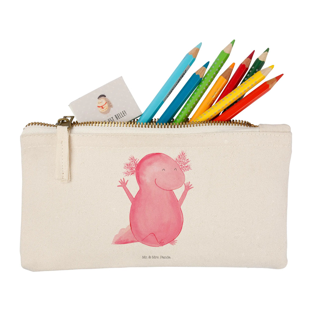 Make-up bag axolotl Hooray Kulturtasche, Waschbeutel, Schlampermäppchen, Kosmetiktasche, pencil case, Schminktasche, utensilientasche, Federmappe, toiletry bag, beauty case, Kosmetikbeutel, Schminkbeutel, kosmetiktäschchen, aufbewahrungstasche, pinsel tasche, Etui, Kulturbeutel, Schminktäschchen, Waschtasche, Mäppchen, Stiftemäppchen, aufbewahrungsbeutel, beauty tasche, Molch, Axolotl, Motivation, Zufriedenheit, Axolot, Lurche, Lurch, Freude, Schwanzlurch, Spaß, Fröhlich