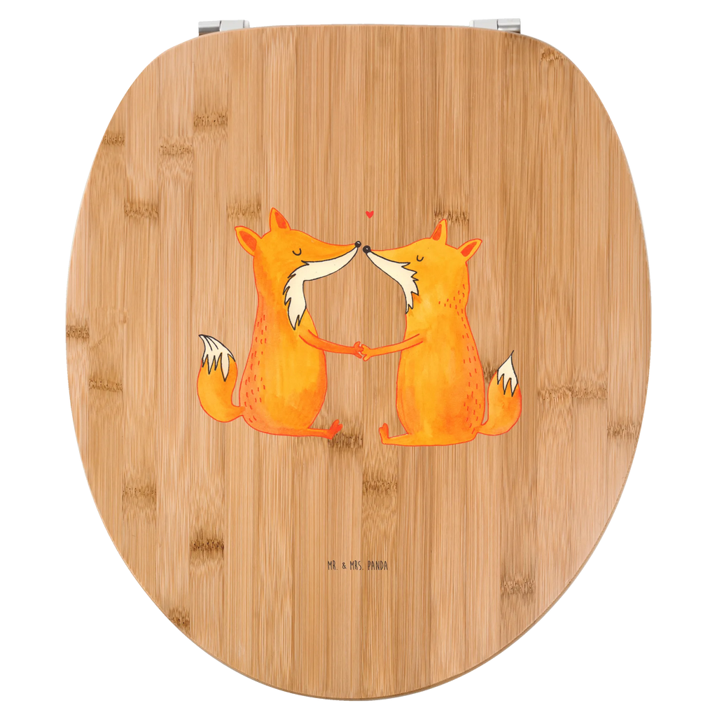 Motiv WC Sitz Füchse Liebe Klobrille, Toilettendeckel, Toilette, Klodeckel, WC-Sitz, Fuchs, Fox, Liebesbeweis, Füchse, Liebe, Partner, Paar, Ehemann, Freund, Ehe, Freundin, Ehefrau, Liebespaar, Verlobte