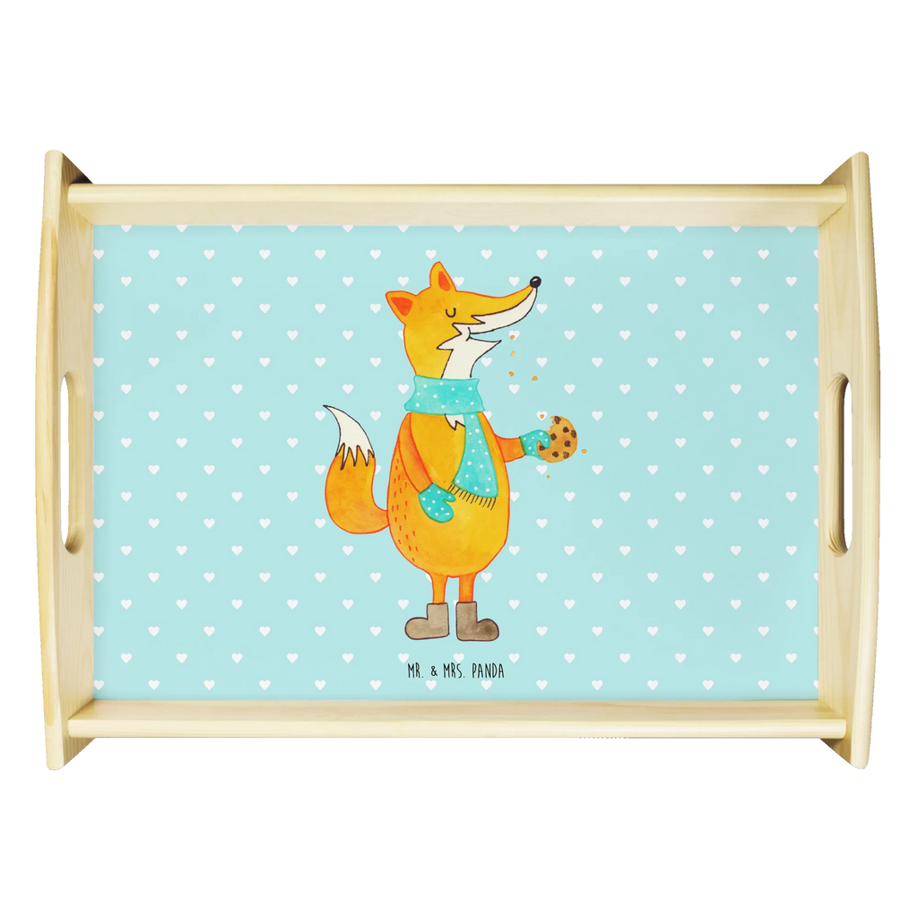 Serving tray Fox biscuit breakfast tray, tray, wooden tray, serving tray, kitchen tray, fox, foxes, forest wildlife, clever as a fox, animal lover, cookies, christmas time, baking saying, love, winter, christmas present, kitchen decoration