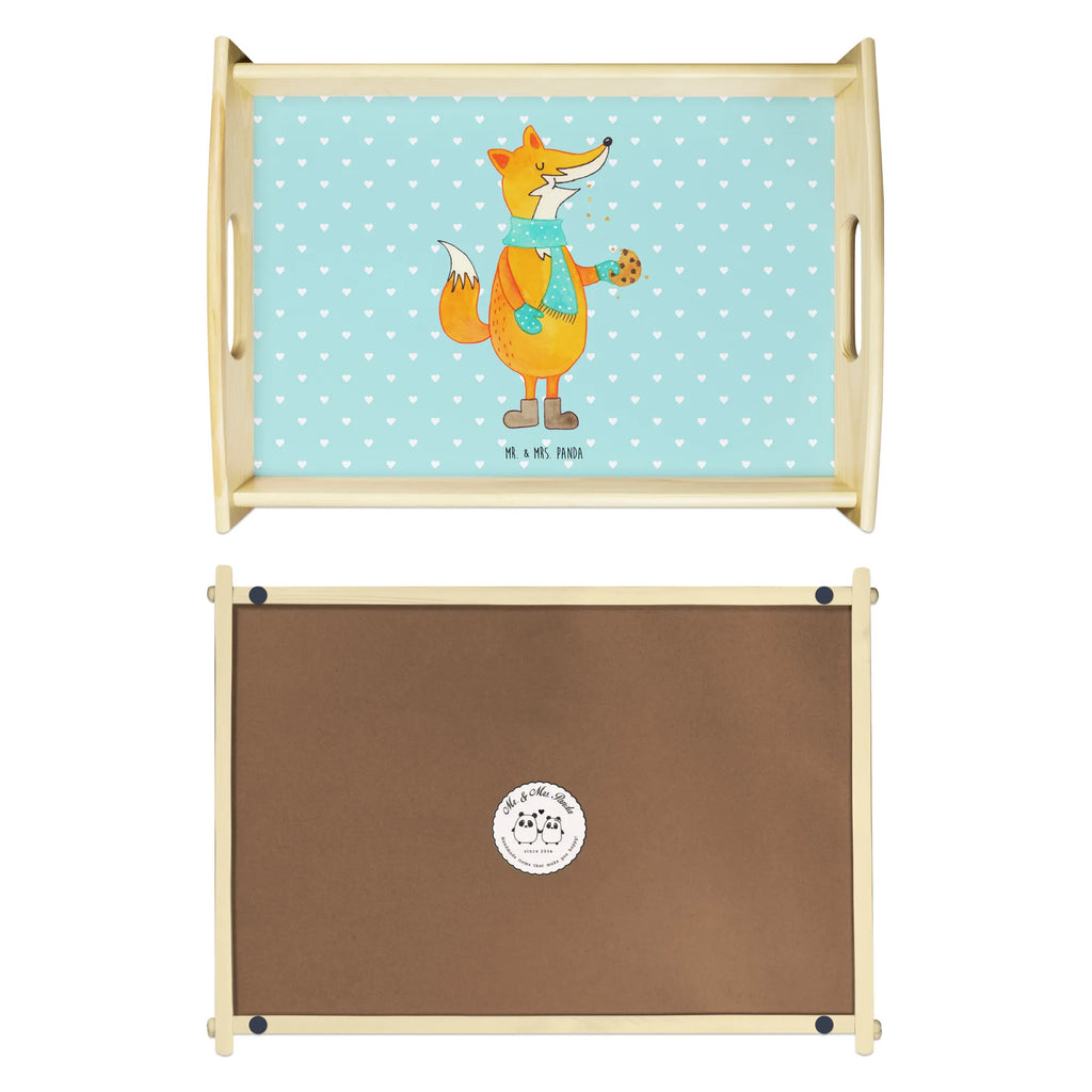 Serving tray Fox biscuit breakfast tray, tray, wooden tray, serving tray, kitchen tray, fox, foxes, forest wildlife, clever as a fox, animal lover, cookies, christmas time, baking saying, love, winter, christmas present, kitchen decoration