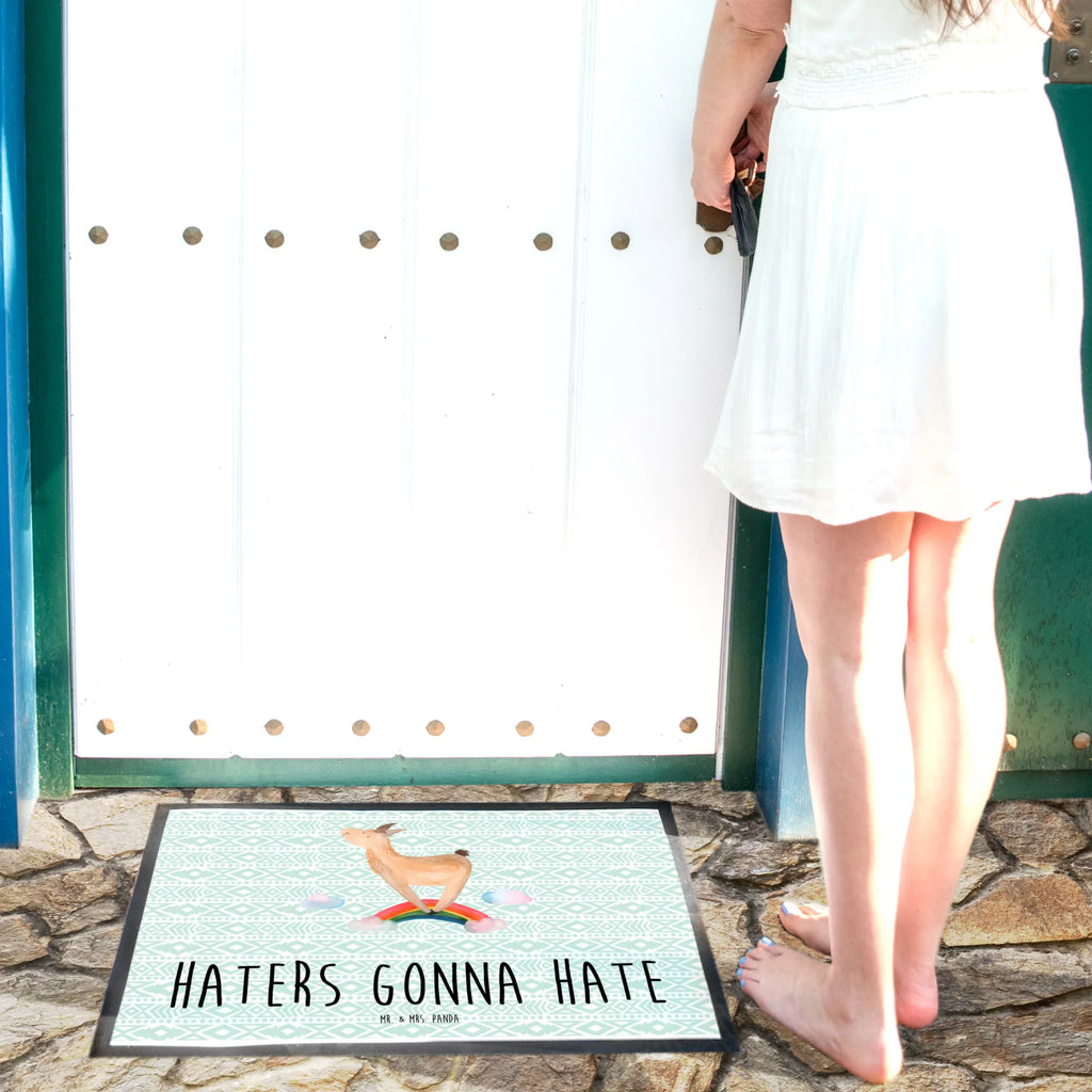 Fußmatte Lama Regenbogen Abtreter, außenmatte, hausmatte, Schuhabstreifer, Schmutzfänger, Abtretmatte, Eingangsteppich, sauberlaufmatten, Schmutzfangteppich, türmatten, flurmatte, matte haustür, fußmatte, Fußmatten, schmutzfangmatten, Schmutzmatte, Eingangsmatte, abstreifer, Schmutzfangmatte, Türmatte, Fußabtreter, Türvorleger, Fußabstreifer, Haustürmatte, Sauberlaufmatte, Fussmatte, Alpaka, Lama, Haters Gonna Hate, Selbstständig, Haters, Regenbogen, Hobby, Wolkenland, Außenseiter, Schule, Lamas, Freiheit, Abi