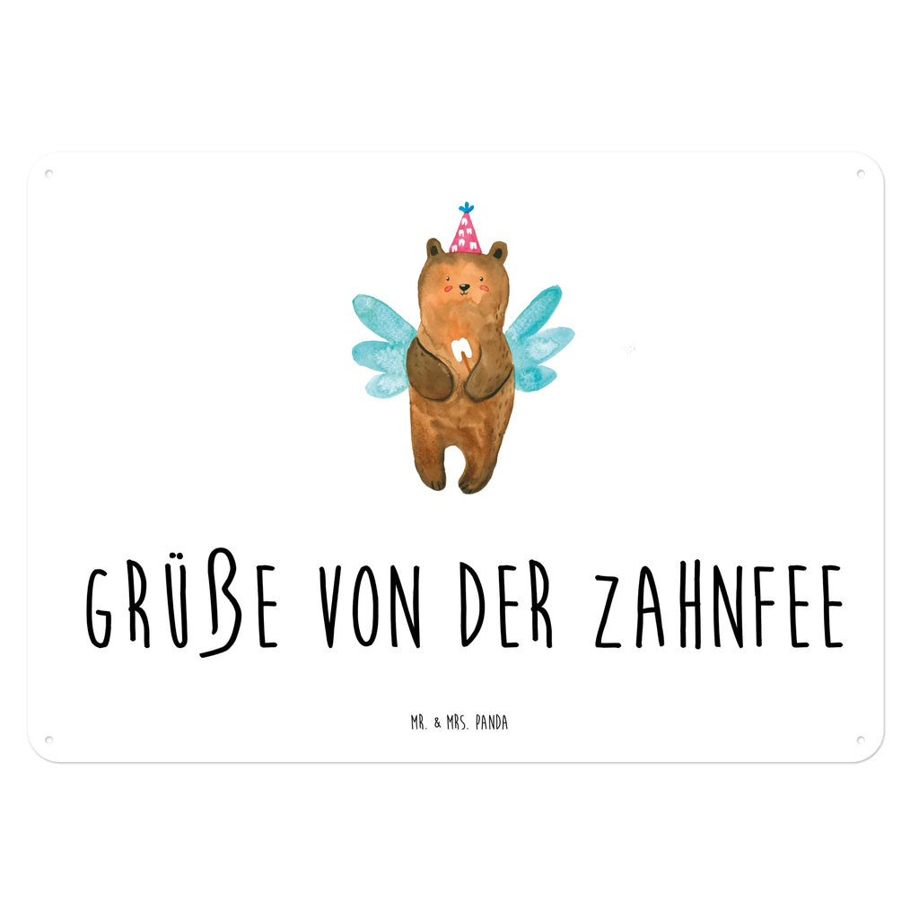 Blechschild Bär Zahnfee Dekoschild Metall, Blechschild Küche, Blechschild Zum Aufhängen, Türschild Metall, Wandschild Metall, Blechschild Für Männer, Blechschild Groß, Blechschild Für Frauen, Blechschild, Blechschild Büro, Teddy, Bär, Teddybär, Erster Zahn, Fee, Zahnfee, Milchzahn