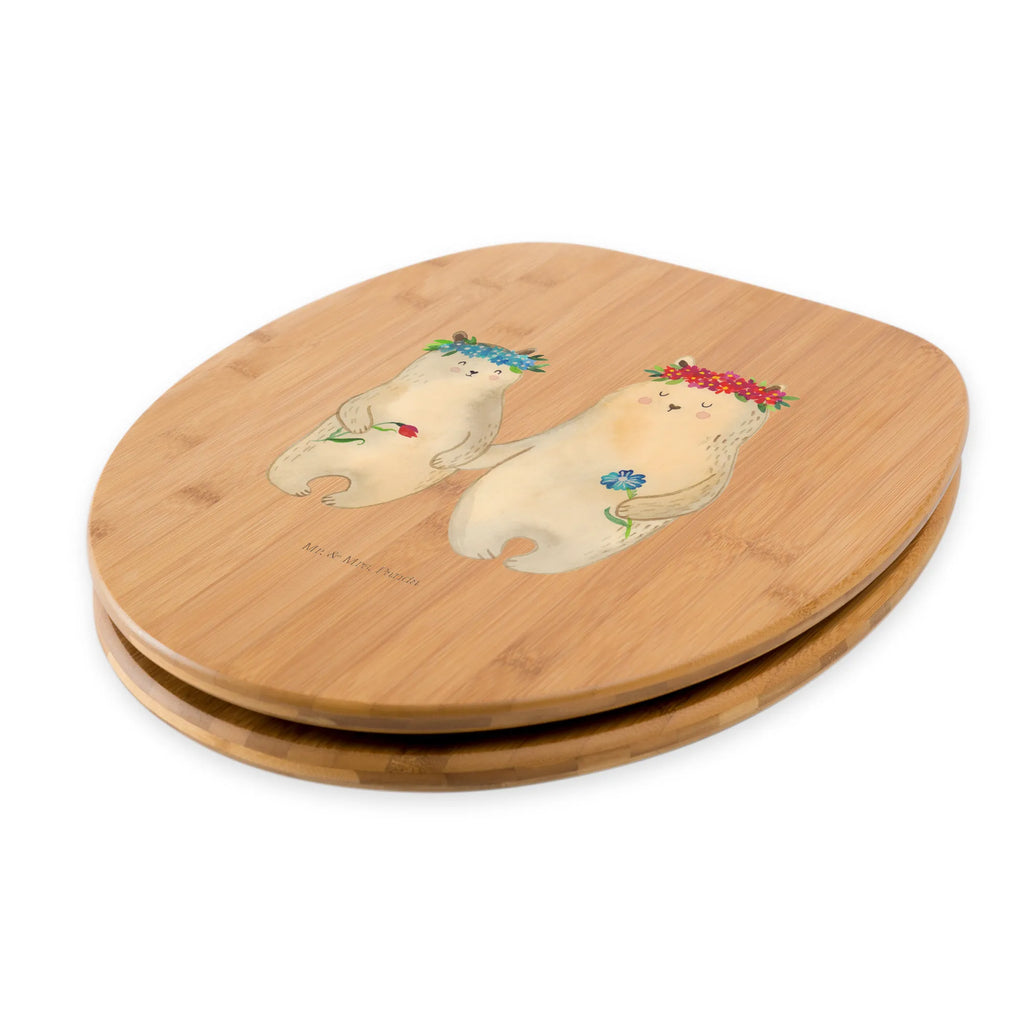 Motiv WC deska sedesowa Niedźwiedzie z wianuszkiem Rodzina, Dzień Ojca, Dzień Matki, brat, siostra, mama, tata, babcia, dziadek