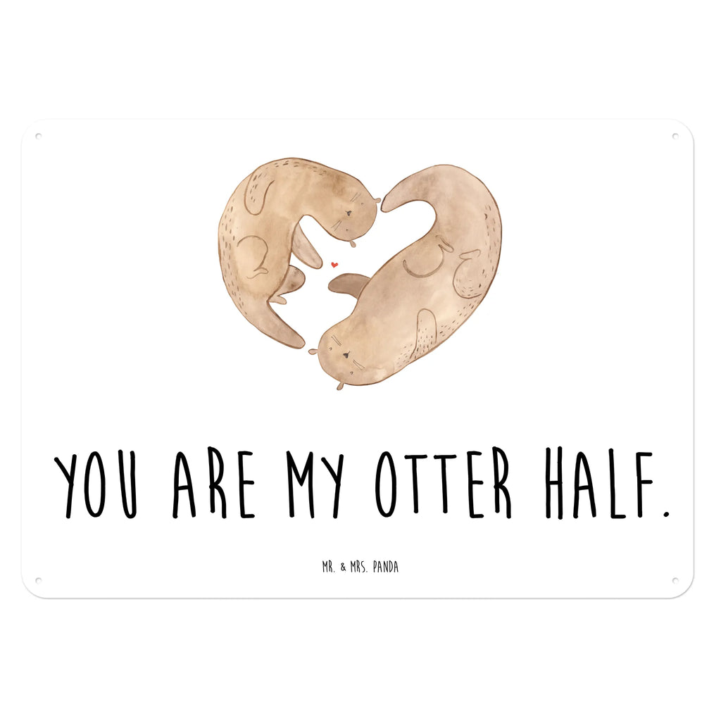 Blechschild Otter Herz Blechschild Büro, Türschild Metall, Dekoschild Metall, Blechschild Für Männer, Blechschild Zum Aufhängen, Blechschild Küche, Blechschild Groß, Blechschild Für Frauen, Wandschild Metall, Blechschild, Otter, Seeotter, Fischotter, Verlobung, Liebesbeweis, Liebesgeschenk, Liebe, Love You, Bessere Hälfte, Gemeinsames Leben, Jahrestag, Hochzeitstag, Herz