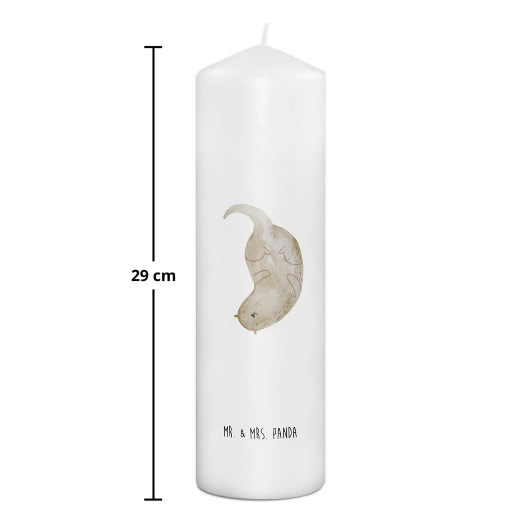 Candle otter upside down Kerze, Taufkerze, Kommunionskerze, Geburtstagskerze, Geschenk Kerze, Taufgeschenk Kerze, Kerze mit Druck, Besondere Kerze, Geschenkidee Kerze, Kerze für Kommunion, Geburtstag Kerze, Kommunion Kerze, Otter, Fischotter, Seeotter, Otter Seeotter See Otter