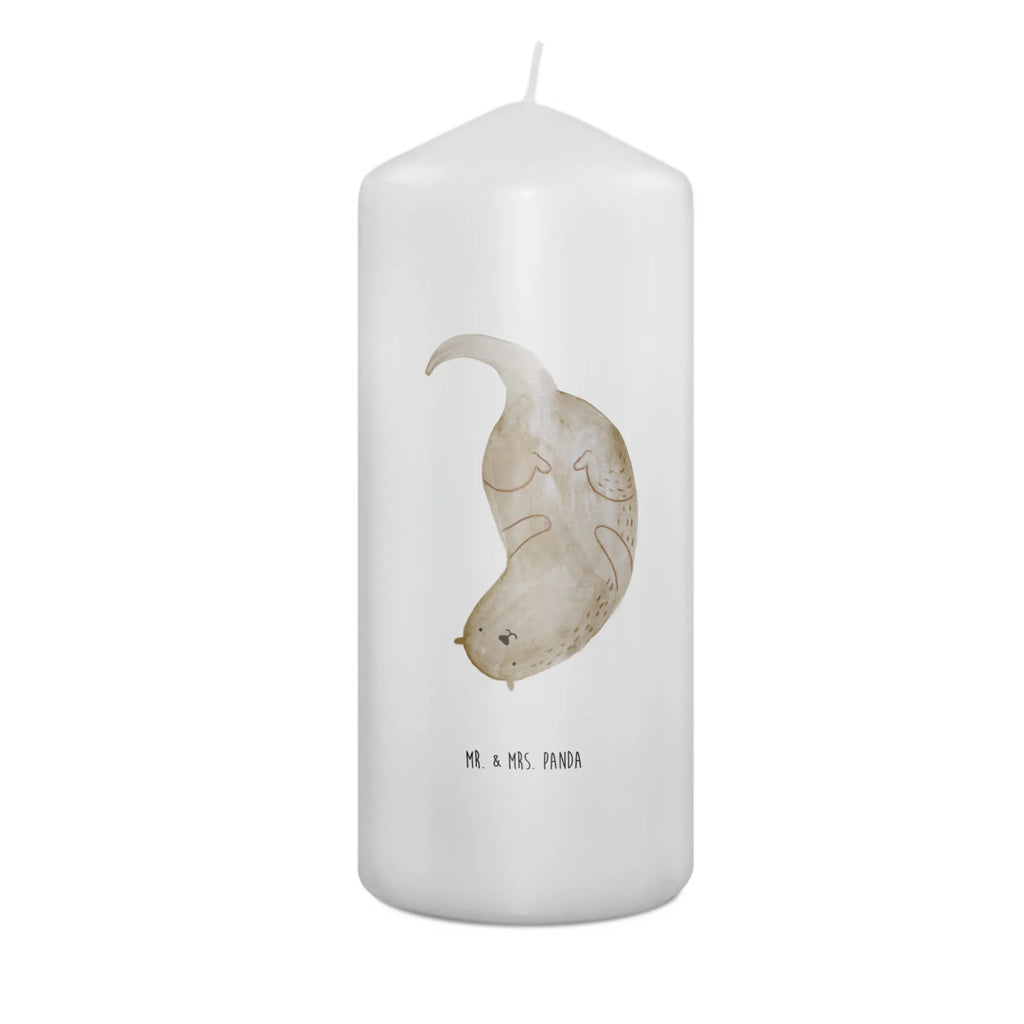 Candle otter upside down Kerze, Taufkerze, Kommunionskerze, Geburtstagskerze, Geschenk Kerze, Taufgeschenk Kerze, Kerze mit Druck, Besondere Kerze, Geschenkidee Kerze, Kerze für Kommunion, Geburtstag Kerze, Kommunion Kerze, Otter, Fischotter, Seeotter, Otter Seeotter See Otter