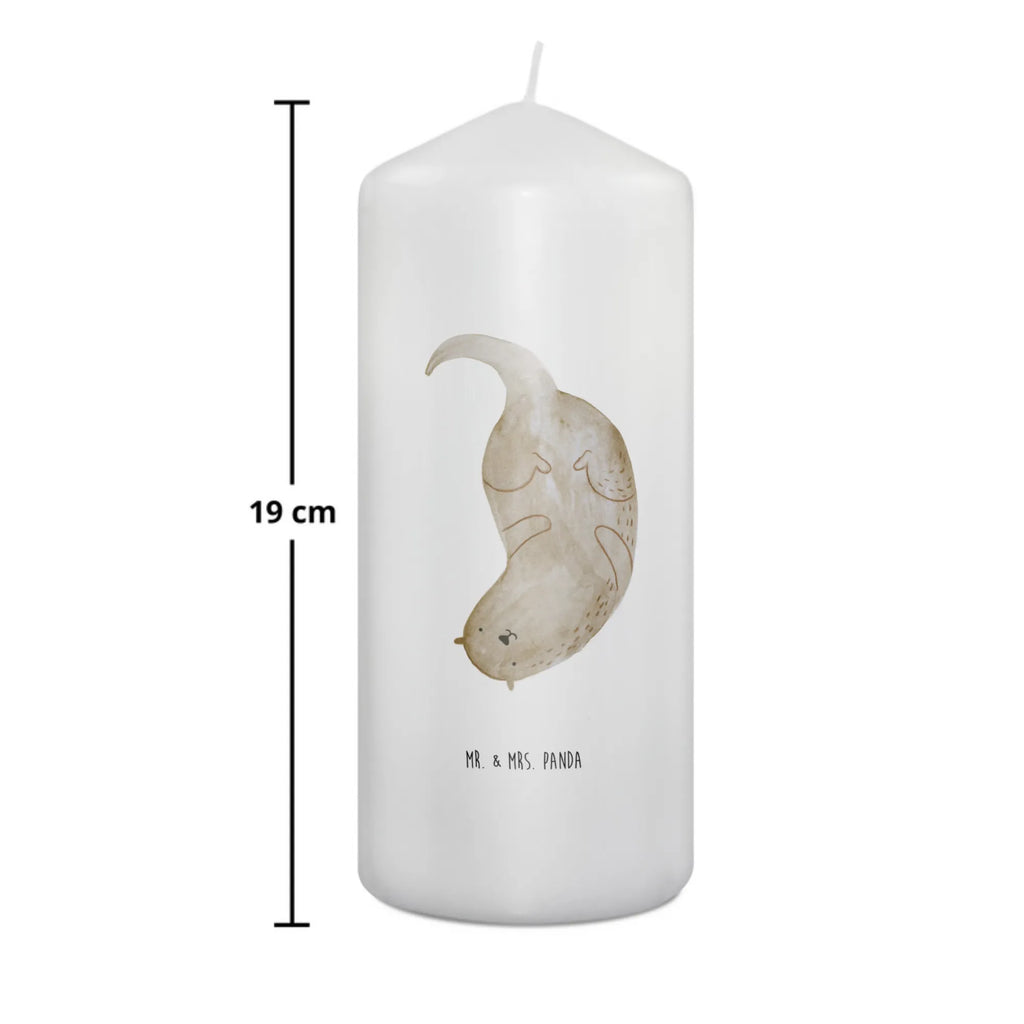 Candle otter upside down Kerze, Taufkerze, Kommunionskerze, Geburtstagskerze, Geschenk Kerze, Taufgeschenk Kerze, Kerze mit Druck, Besondere Kerze, Geschenkidee Kerze, Kerze für Kommunion, Geburtstag Kerze, Kommunion Kerze, Otter, Fischotter, Seeotter, Otter Seeotter See Otter