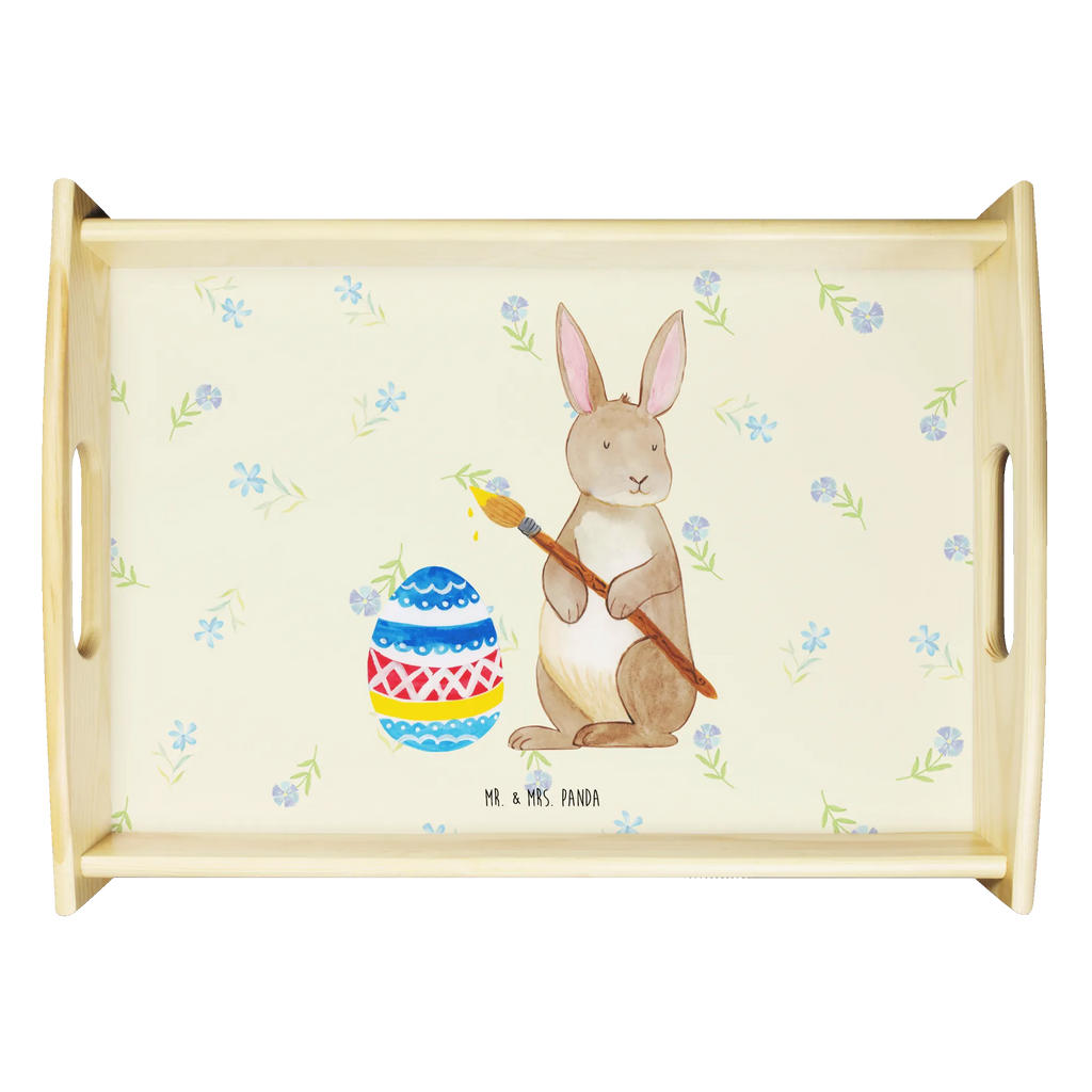 Serving tray Hare painting eggs serving tray, wooden tray, tray, breakfast tray, kitchen tray, Easter, Easter bunny, egg painting, Happy Easter, Easter egg, Easter greetings, painted Easter eggs, Easter flower, rabbit