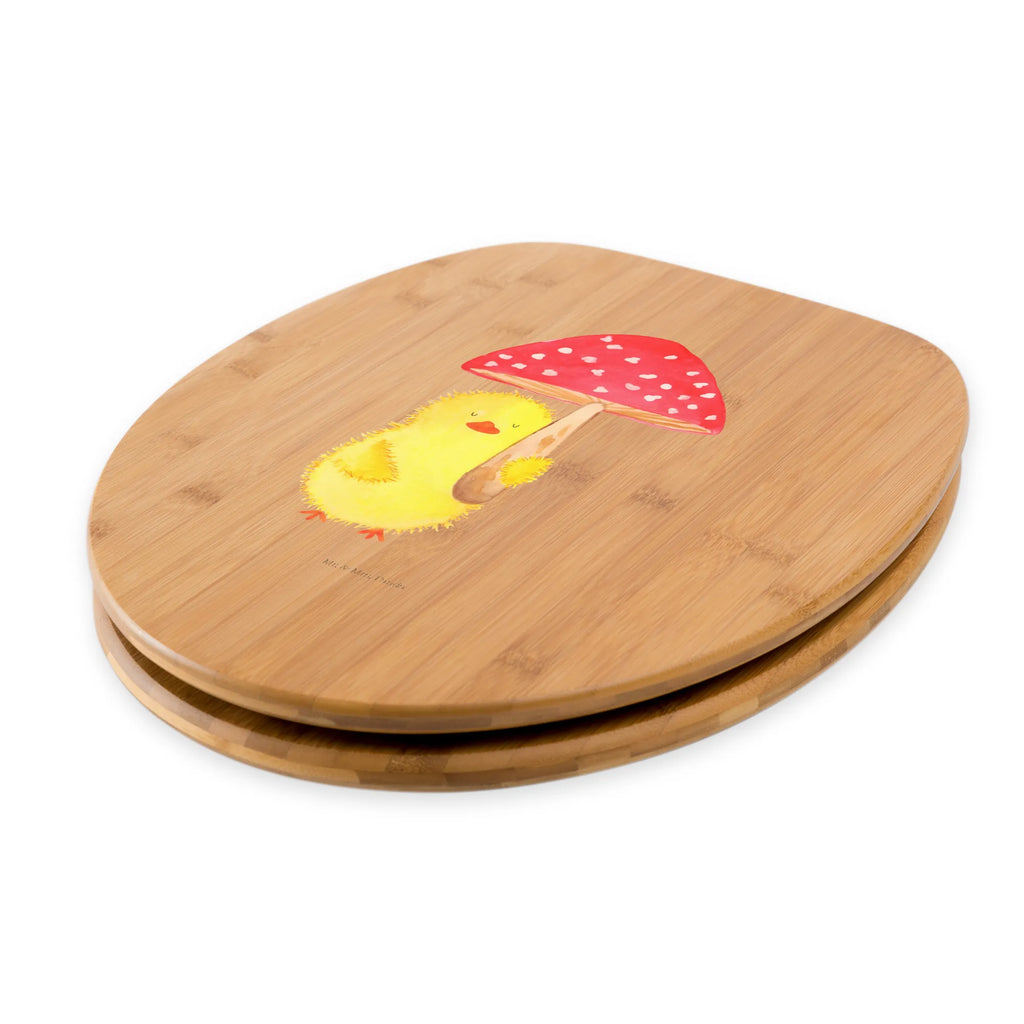 Motiv WC deska sedesowa pisklę muchomor czerwony Klobrille, WC-Sitz, Toilettendeckel, Klodeckel, Toilette, Ostern, Osterhase, Ostergeschenke, Osternest, Osterdeko, Geschenke zu Ostern, Ostern Geschenk, Ostergeschenke Kinder, Ostern Kinder, Küken, Fliegenpilz, Ostergrüße, Frohe Ostern, Glückspilz