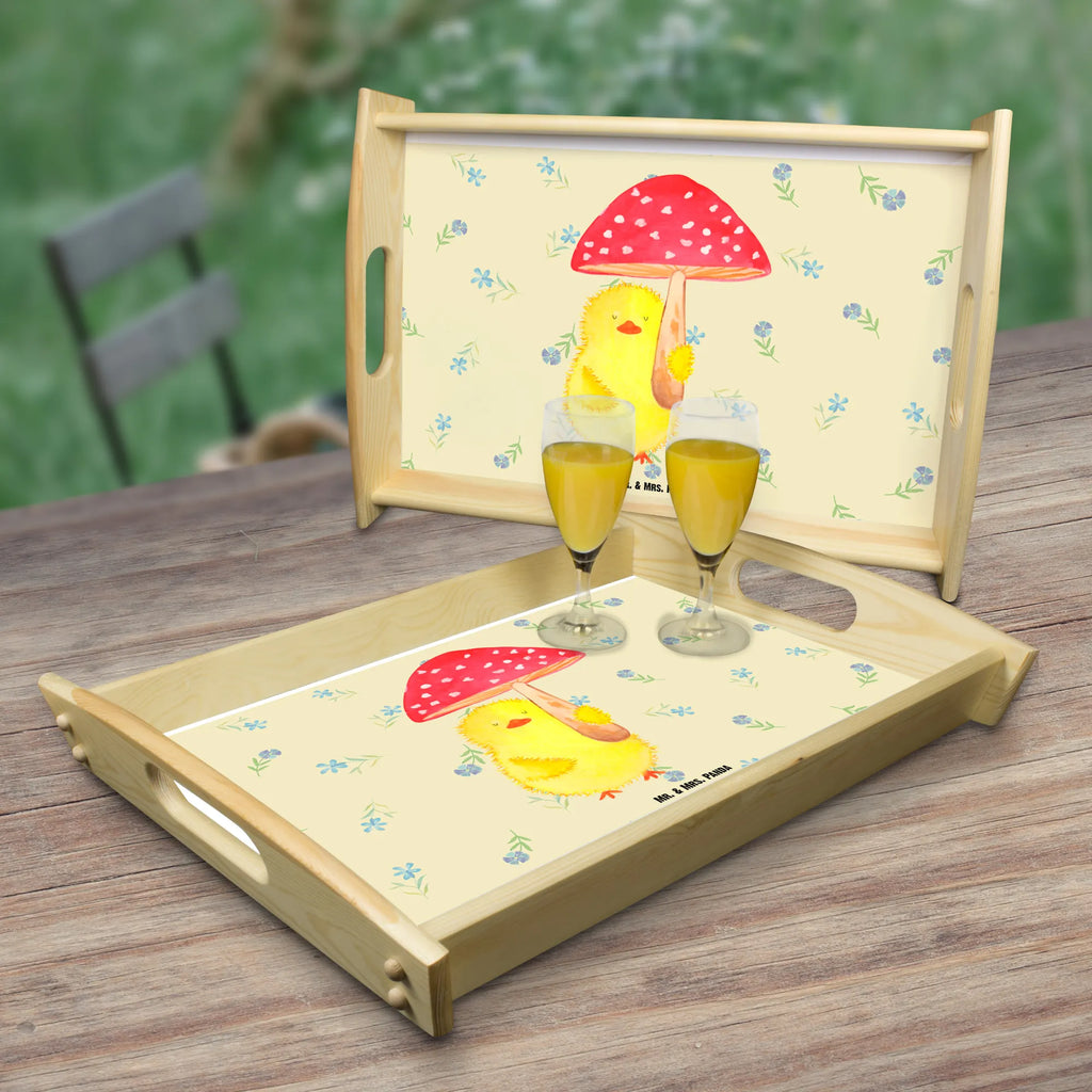 Serviertablett Küken Fliegenpilz Tablett, Holztablett, Frühstückstablett, Serviertablett, Küchentablett, Dekotablett, Ostern, Osterhase, Ostergeschenke, Osternest, Osterdeko, Geschenke zu Ostern, Ostern Geschenk, Ostergeschenke Kinder, Ostern Kinder, Fliegenpilz, Glückspilz, Küken, Frohe Ostern, Ostergrüße