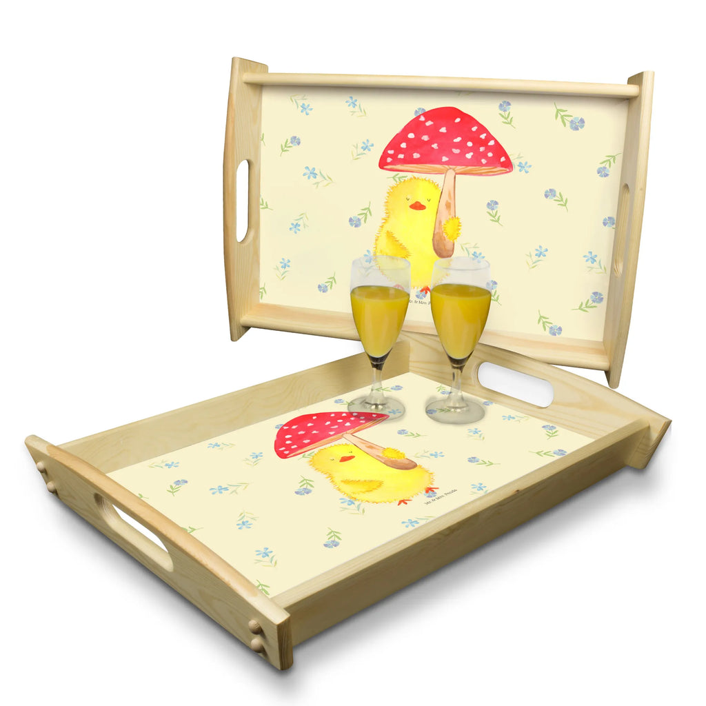 Serviertablett Küken Fliegenpilz Tablett, Holztablett, Frühstückstablett, Serviertablett, Küchentablett, Dekotablett, Ostern, Osterhase, Ostergeschenke, Osternest, Osterdeko, Geschenke zu Ostern, Ostern Geschenk, Ostergeschenke Kinder, Ostern Kinder, Fliegenpilz, Glückspilz, Küken, Frohe Ostern, Ostergrüße