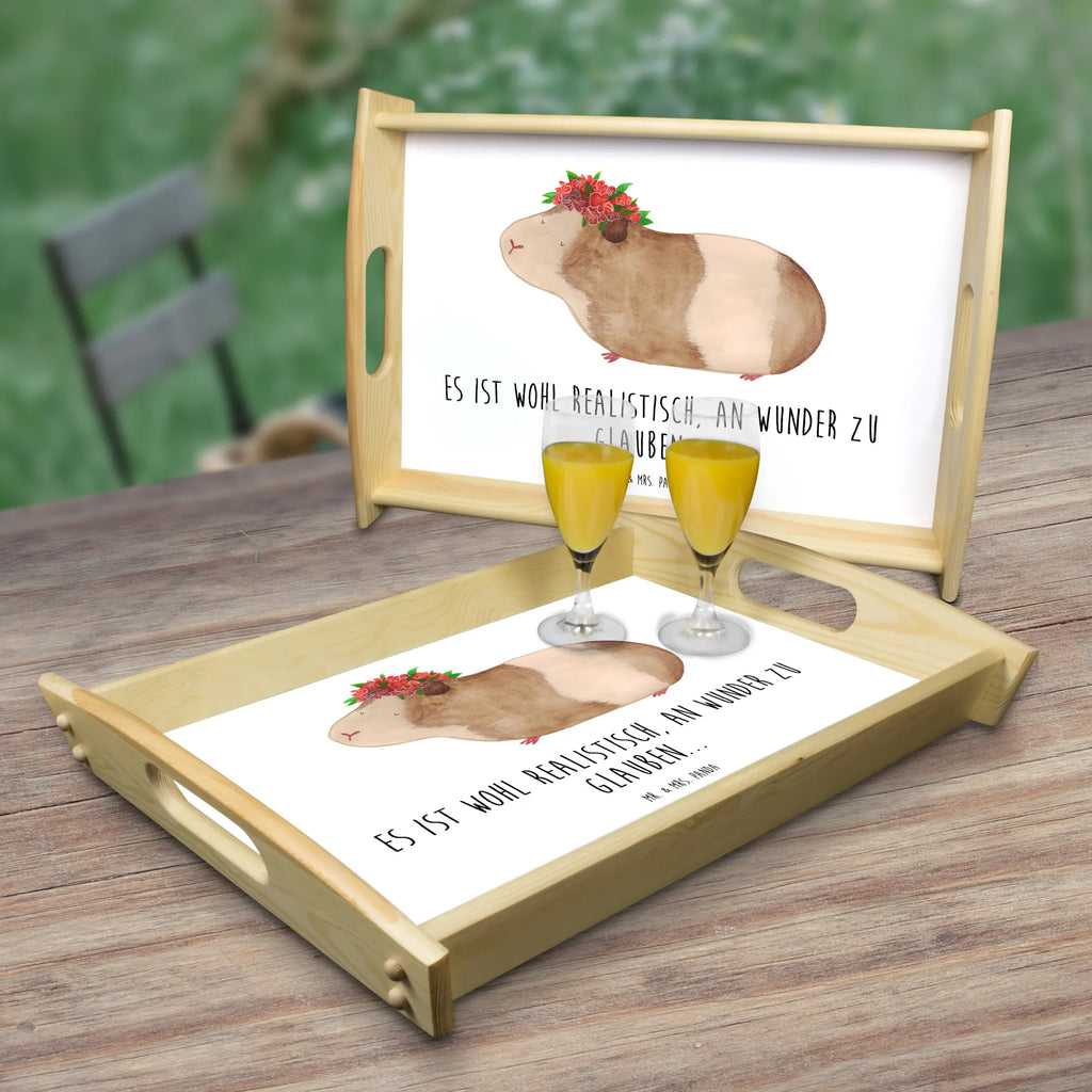 Serviertablett Meerschweinchen Weisheit Tablett, Frühstückstablett, Serviertablett, Dekotablett, Küchentablett, Holztablett, Tiermotive, Gute Laune, lustige Sprüche, Tiere, Meeries, Wunderland, Motivation, Realität, Blumenkind, Meerschweinchen, Meerie, Weisheit, Spruch, Wunder
