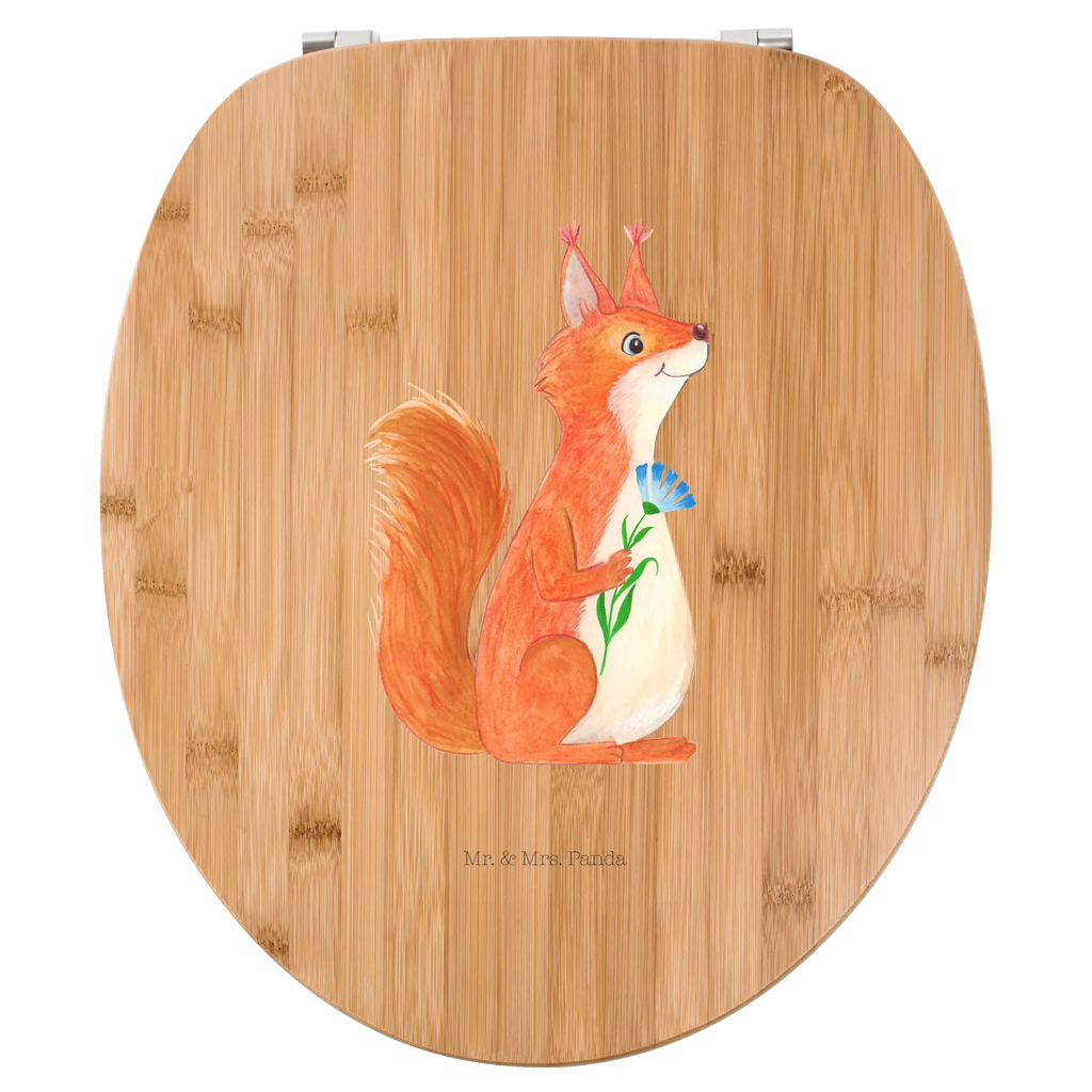 Motiv WC deska sedesowa wiewiórka kwiat Motywy zwierzęce, dobra energia, zabawne powiedzonka, zwierzęta