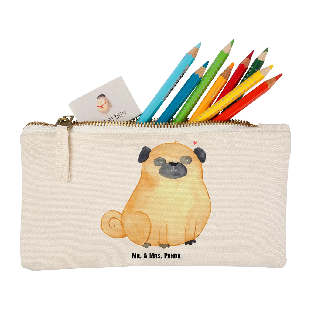Make-up bag Pug Mäppchen, aufbewahrungstasche, Schlampermäppchen, toiletry bag, Kulturtasche, aufbewahrungsbeutel, Schminktäschchen, beauty case, Waschbeutel, utensilientasche, Waschtasche, kosmetiktäschchen, Federmappe, pencil case, Etui, beauty tasche, Schminktasche, Kosmetikbeutel, Schminkbeutel, Kosmetiktasche, pinsel tasche, Stiftemäppchen, Kulturbeutel, Sprüche, Hunderasse, Tierliebhaber, Haustier, Hundemotiv, Hund, Hundebesitzer, Hundeliebe, Mops, Liebe