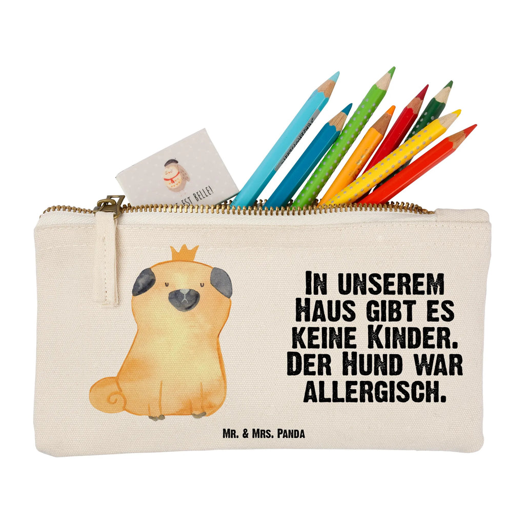 torebka na makijaż mops korona Kulturbeutel, beauty tasche, pinsel tasche, Schlampermäppchen, Federmappe, Schminkbeutel, Kosmetiktasche, toiletry bag, Kosmetikbeutel, Waschtasche, Etui, aufbewahrungsbeutel, beauty case, Schminktasche, Mäppchen, aufbewahrungstasche, Waschbeutel, Stiftemäppchen, pencil case, Schminktäschchen, utensilientasche, Kulturtasche, kosmetiktäschchen, Sprüche, Hunderasse, Tierliebhaber, Haustier, Hundemotiv, Hund, Hundebesitzer, Lustig, Mops, Hundebesitzer. Spruch, Allergisch, Kinderlos, Hausregel