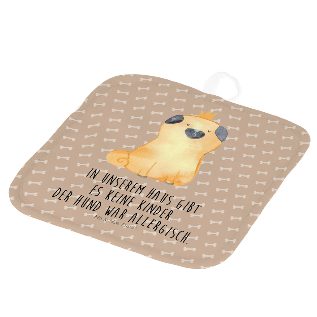 2er Set Topflappen  Mops Krone Topflappen, Topfhandschuhe, Topflappen Set, Topfuntersetzer, 2er Set Topflappen, topfhalter, Topflappen 2er Set, Topflappenset, Hunderasse, Hundebesitzer, Sprüche, Hundemotiv, Haustier, Tierliebhaber, Hund, Hausregel, Hundebesitzer. Spruch, Mops, Lustig, Allergisch, Kinderlos