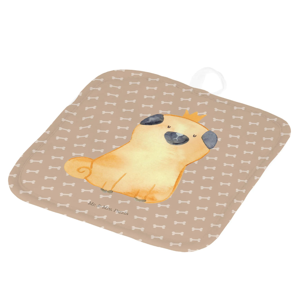 2er Set Topflappen  Mops Krone Topflappen, Topfhandschuhe, Topflappen Set, Topfuntersetzer, 2er Set Topflappen, topfhalter, Topflappen 2er Set, Topflappenset, Hunderasse, Hundebesitzer, Sprüche, Hundemotiv, Haustier, Tierliebhaber, Hund, Hausregel, Hundebesitzer. Spruch, Mops, Lustig, Allergisch, Kinderlos