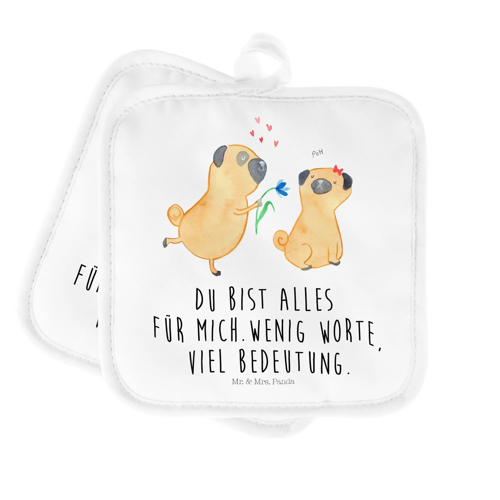 2er Set Topflappen  Mops Verliebt Topflappen Set, Topflappen 2er Set, 2er Set Topflappen, topfhalter, Topflappenset, Topfhandschuhe, Topflappen, Topfuntersetzer, Hunderasse, Hundebesitzer, Sprüche, Hundemotiv, Haustier, Tierliebhaber, Hund, Partner, Geschenk Freund, Hundeliebe, Liebesspruch. Verlobt, Möpse, Liebe, Mops, Verliebt