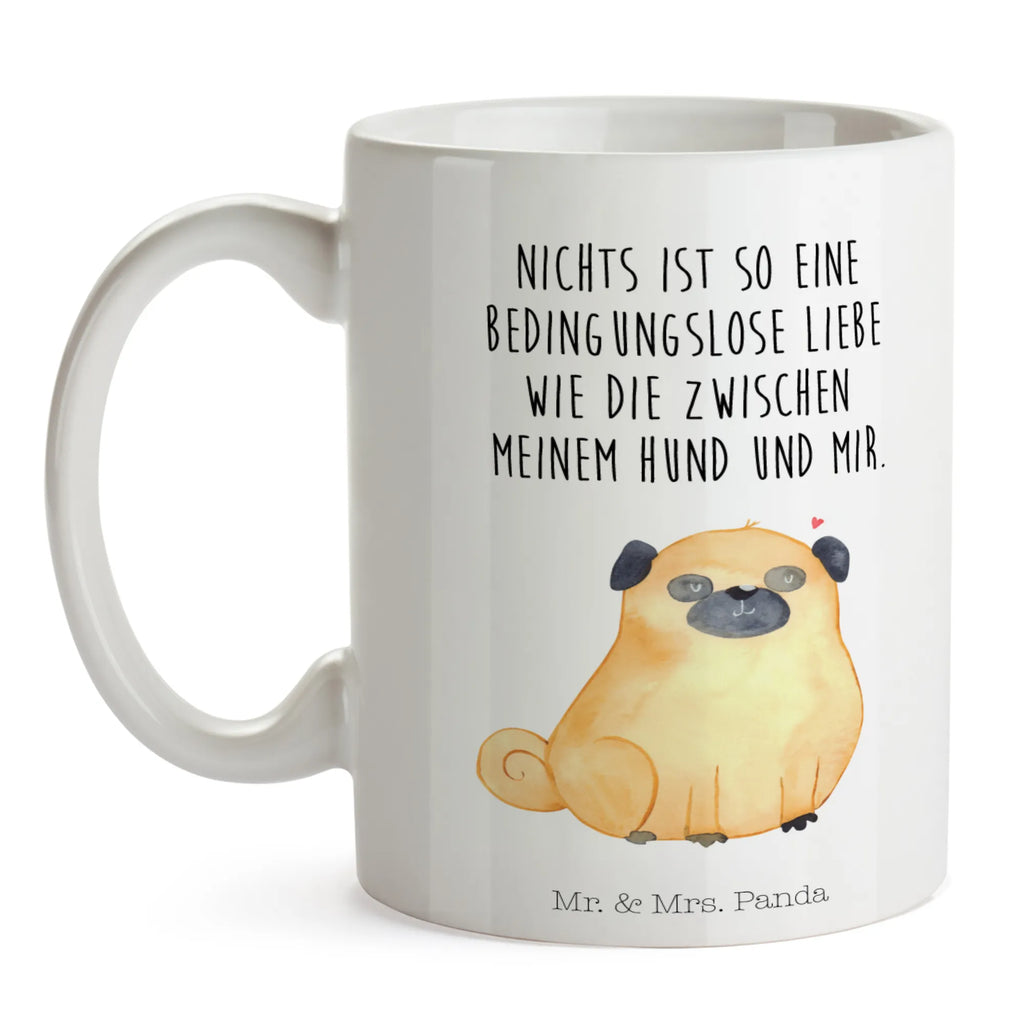 Tasse Mops Keramiktasse, Tasse mit Zitaten, Tasse, Bürotasse, Teetasse, Tasse mit Motiven, Geschenktasse, Porzellantasse, Kaffeetasse, Hund, Hundemotiv, Haustier, Hunderasse, Tierliebhaber, Hundebesitzer, Sprüche, Hundeliebe, Liebe, Mops