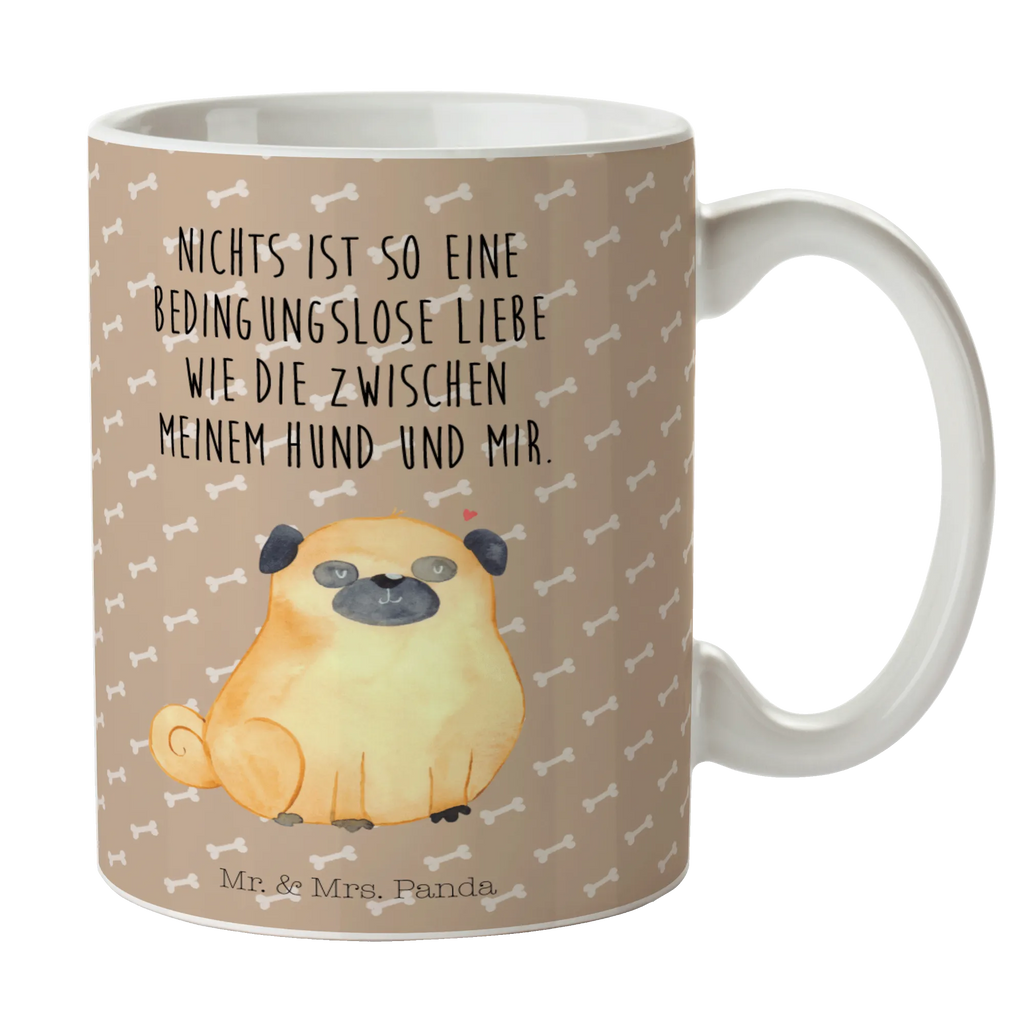 Tasse Mops Keramiktasse, Tasse mit Zitaten, Tasse, Bürotasse, Teetasse, Tasse mit Motiven, Geschenktasse, Porzellantasse, Kaffeetasse, Hund, Hundemotiv, Haustier, Hunderasse, Tierliebhaber, Hundebesitzer, Sprüche, Hundeliebe, Liebe, Mops