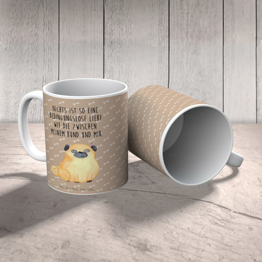 Tasse Mops Keramiktasse, Tasse mit Zitaten, Tasse, Bürotasse, Teetasse, Tasse mit Motiven, Geschenktasse, Porzellantasse, Kaffeetasse, Hund, Hundemotiv, Haustier, Hunderasse, Tierliebhaber, Hundebesitzer, Sprüche, Hundeliebe, Liebe, Mops