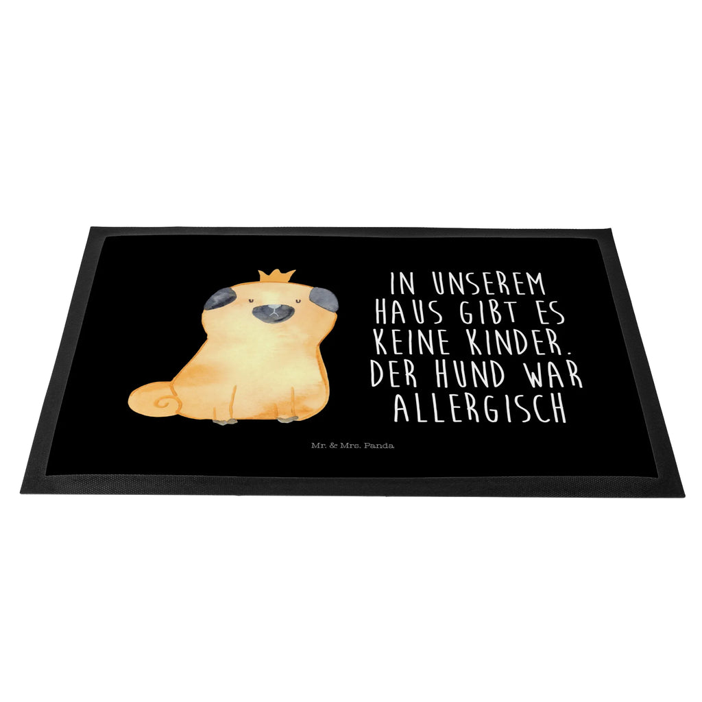 Doormat pug Crown Schmutzmatte, Schmutzfangteppich, Schmutzfänger, schmutzfangmatten, abstreifer, sauberlaufmatten, Eingangsteppich, Fußabstreifer, fußmatte, Haustürmatte, türmatten, Abtreter, Fußmatten, hausmatte, Türvorleger, Türmatte, flurmatte, Eingangsmatte, Schuhabstreifer, Fußabtreter, Abtretmatte, matte haustür, Sauberlaufmatte, außenmatte, Fussmatte, Schmutzfangmatte, Hund, Tierliebhaber, Haustier, Hundemotiv, Hunderasse, Sprüche, Hundebesitzer, Allergisch, Hundebesitzer. Spruch, Kinderlos, Lustig, Mops, Hausregel