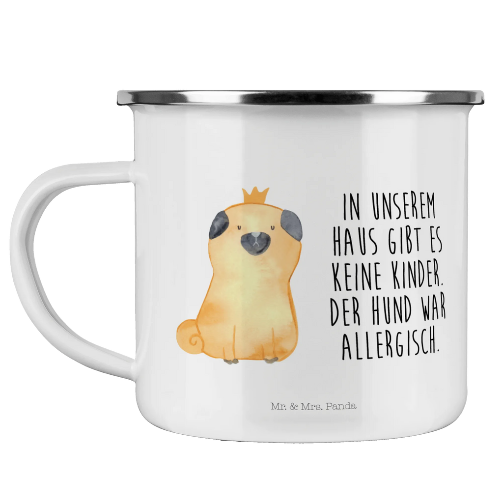 Kempingowy kubek emaliowany mops korona Metalltasse, Reisebecher, Kaffeetasse, emaillebecher, Campingbecher, Trinkbecher, Kaffeebecher, Tasse, blechbecher, Emailletasse, Teetasse, becher emaille, Teebecher, Tasse Emaille, reisetasse, Blechtasse, wandertasse, Campingtasse, Becher, wanderbecher, Pott, Emaille Tasse, metallbecher, Emaille Becher, Sprüche, Hunderasse, Hundebesitzer, Hund, Hundemotiv, Haustier, Tierliebhaber, Hundebesitzer. Spruch, Allergisch, Hausregel, Mops, Lustig, Kinderlos