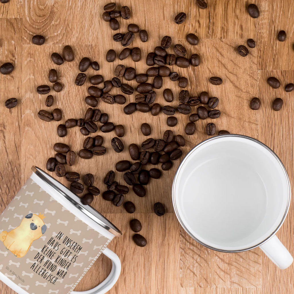 Kempingowy kubek emaliowany mops korona Metalltasse, Reisebecher, Kaffeetasse, emaillebecher, Campingbecher, Trinkbecher, Kaffeebecher, Tasse, blechbecher, Emailletasse, Teetasse, becher emaille, Teebecher, Tasse Emaille, reisetasse, Blechtasse, wandertasse, Campingtasse, Becher, wanderbecher, Pott, Emaille Tasse, metallbecher, Emaille Becher, Sprüche, Hunderasse, Hundebesitzer, Hund, Hundemotiv, Haustier, Tierliebhaber, Hundebesitzer. Spruch, Allergisch, Hausregel, Mops, Lustig, Kinderlos