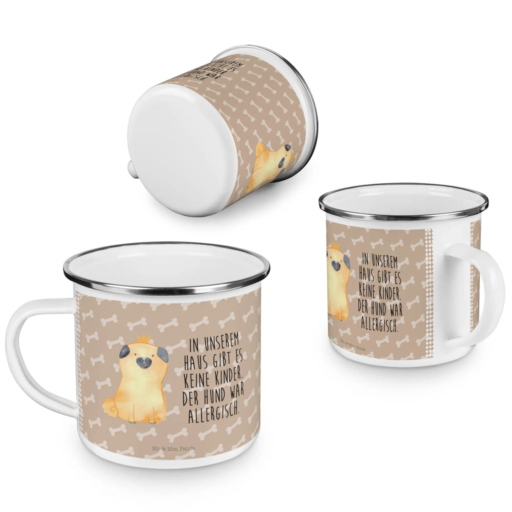 Kempingowy kubek emaliowany mops korona Metalltasse, Reisebecher, Kaffeetasse, emaillebecher, Campingbecher, Trinkbecher, Kaffeebecher, Tasse, blechbecher, Emailletasse, Teetasse, becher emaille, Teebecher, Tasse Emaille, reisetasse, Blechtasse, wandertasse, Campingtasse, Becher, wanderbecher, Pott, Emaille Tasse, metallbecher, Emaille Becher, Sprüche, Hunderasse, Hundebesitzer, Hund, Hundemotiv, Haustier, Tierliebhaber, Hundebesitzer. Spruch, Allergisch, Hausregel, Mops, Lustig, Kinderlos