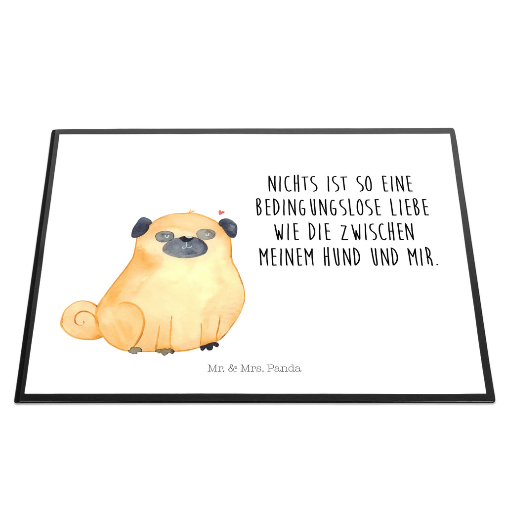 Schreibtischunterlage Mops Schreibtischunterlage Groß, Schreibtisch Unterlagen, Schreibtischauflage, Schreibunterlage, Schreibwaren, Bürobedarf, Büroartikel, Hund, Hundemotiv, Haustier, Hunderasse, Tierliebhaber, Hundebesitzer, Sprüche, Hundeliebe, Mops, Liebe
