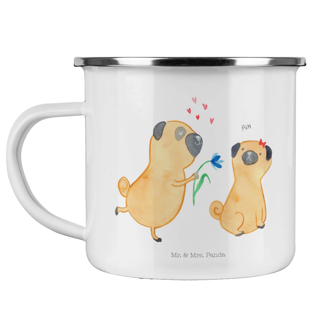 Camping Emaille Tasse Mops Verliebt wandertasse, Becher, Tasse, Kaffeetasse, reisetasse, Campingbecher, Trinkbecher, Metalltasse, metallbecher, Reisebecher, Tasse Emaille, becher emaille, Emailletasse, wanderbecher, Blechtasse, Emaille Tasse, Teebecher, blechbecher, Emaille Becher, emaillebecher, Teetasse, Campingtasse, Pott, Kaffeebecher, Hunderasse, Hundebesitzer, Sprüche, Hundemotiv, Haustier, Tierliebhaber, Hund, Mops, Hundeliebe, Möpse, Verliebt, Liebesspruch. Verlobt, Liebe, Geschenk Freund, Partner