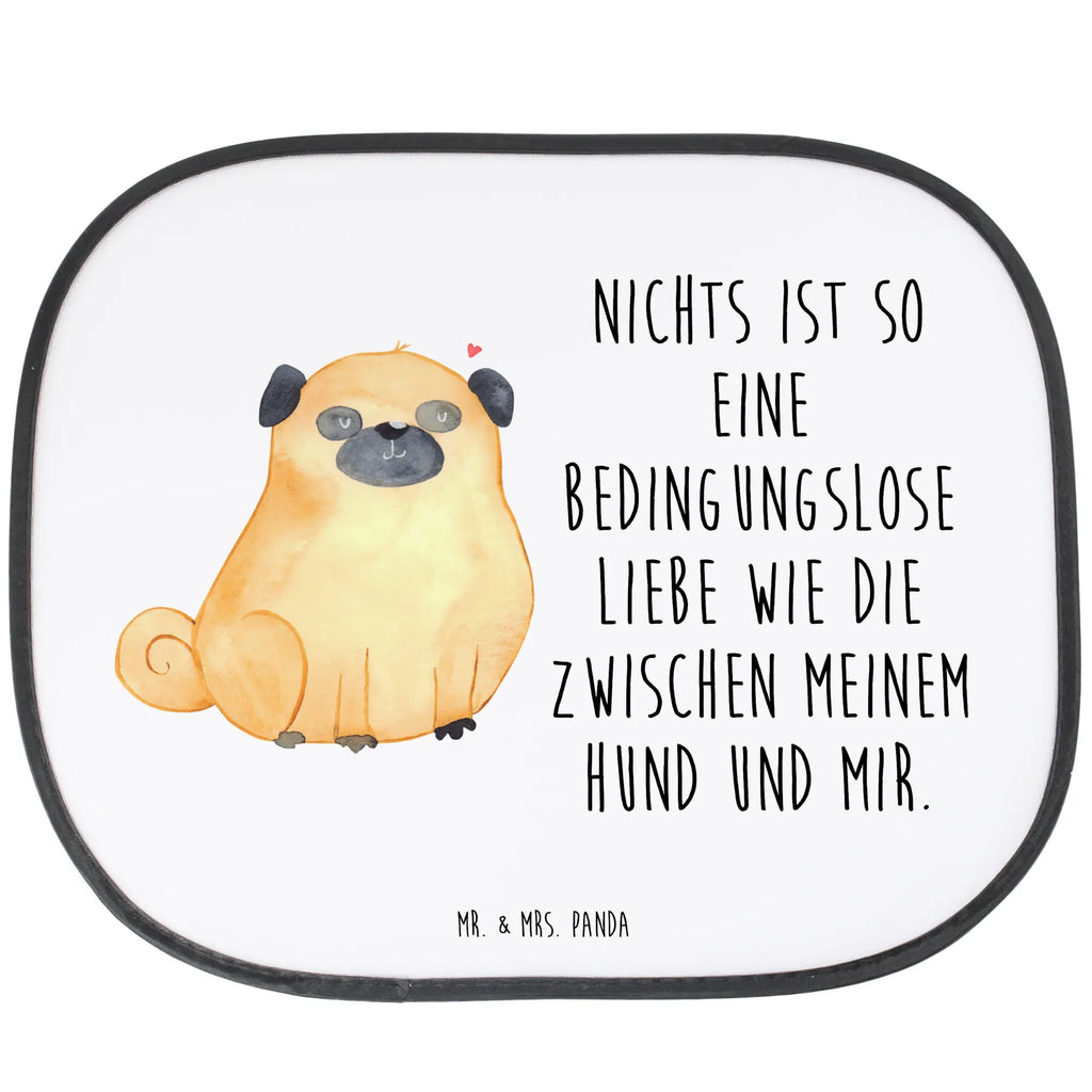 Osłona przeciwsłoneczna do samochodu Mops Pies, motyw psa, zwierzę domowe, rasa psa, miłośnik zwierząt, właściciel psa, powiedzenia