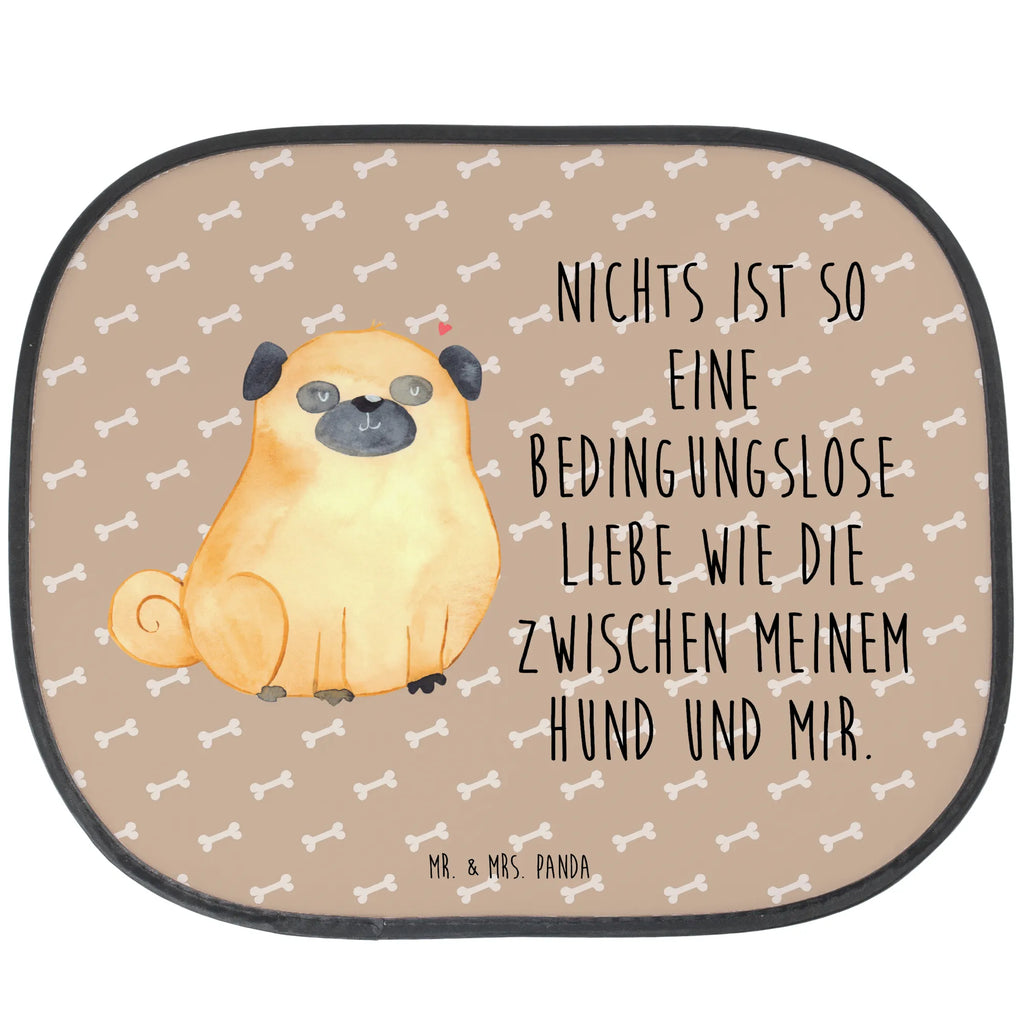 Osłona przeciwsłoneczna do samochodu Mops Pies, motyw psa, zwierzę domowe, rasa psa, miłośnik zwierząt, właściciel psa, powiedzenia