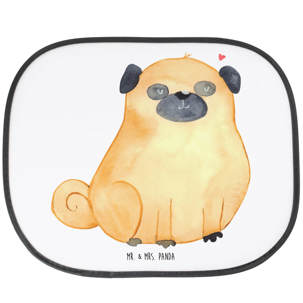 Osłona przeciwsłoneczna do samochodu Mops Pies, motyw psa, zwierzę domowe, rasa psa, miłośnik zwierząt, właściciel psa, powiedzenia