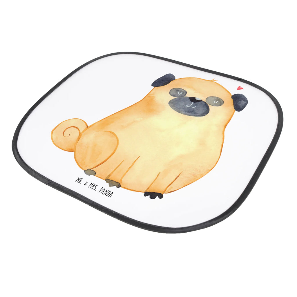 Osłona przeciwsłoneczna do samochodu Mops Pies, motyw psa, zwierzę domowe, rasa psa, miłośnik zwierząt, właściciel psa, powiedzenia