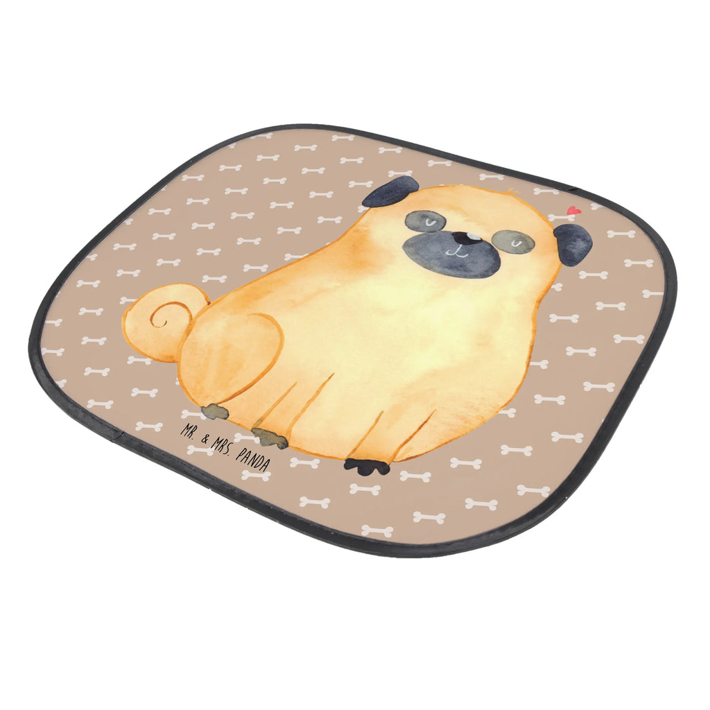 Osłona przeciwsłoneczna do samochodu Mops Pies, motyw psa, zwierzę domowe, rasa psa, miłośnik zwierząt, właściciel psa, powiedzenia