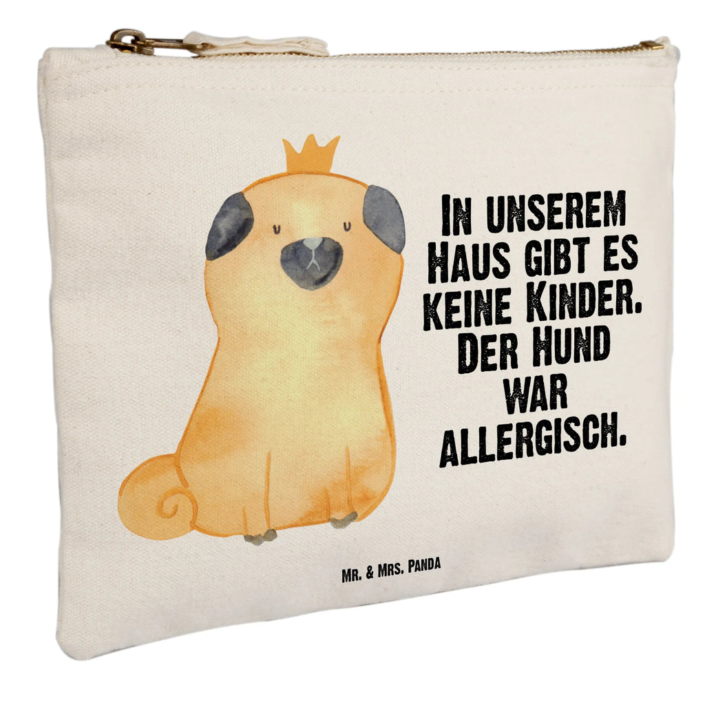 torebka na makijaż mops korona Kulturbeutel, beauty tasche, pinsel tasche, Schlampermäppchen, Federmappe, Schminkbeutel, Kosmetiktasche, toiletry bag, Kosmetikbeutel, Waschtasche, Etui, aufbewahrungsbeutel, beauty case, Schminktasche, Mäppchen, aufbewahrungstasche, Waschbeutel, Stiftemäppchen, pencil case, Schminktäschchen, utensilientasche, Kulturtasche, kosmetiktäschchen, Sprüche, Hunderasse, Tierliebhaber, Haustier, Hundemotiv, Hund, Hundebesitzer, Lustig, Mops, Hundebesitzer. Spruch, Allergisch, Kinderlos, Hausregel