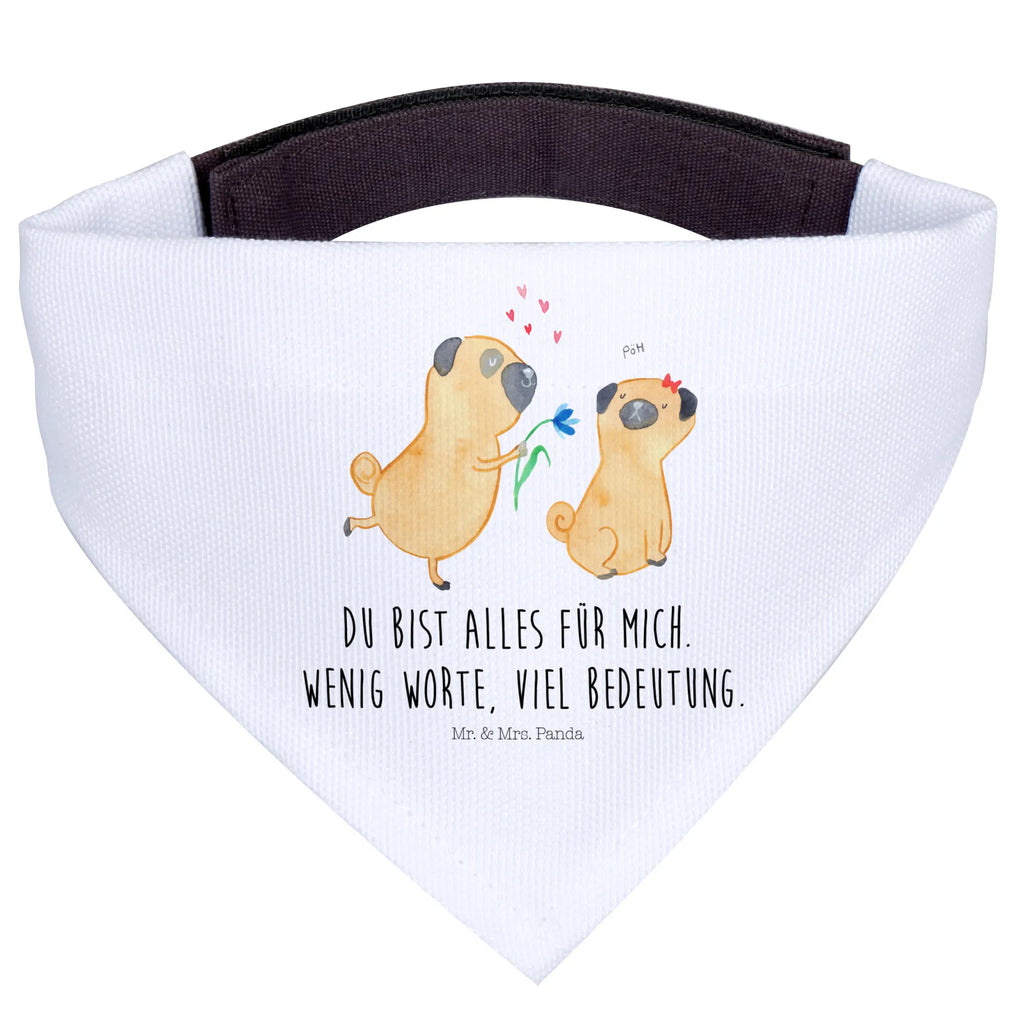 Dog neckerchief pug In love Tuch, mittel, Halstuch, Hundehalstuch, Hunde, mittelgroße Hunde, Hund, Hundemotiv, Haustier, Hunderasse, Tierliebhaber, Hundebesitzer, Sprüche, Liebesspruch. Verlobt, Geschenk Freund, verliebt, Mops, Liebe, Möpse, Hundeliebe, Partner