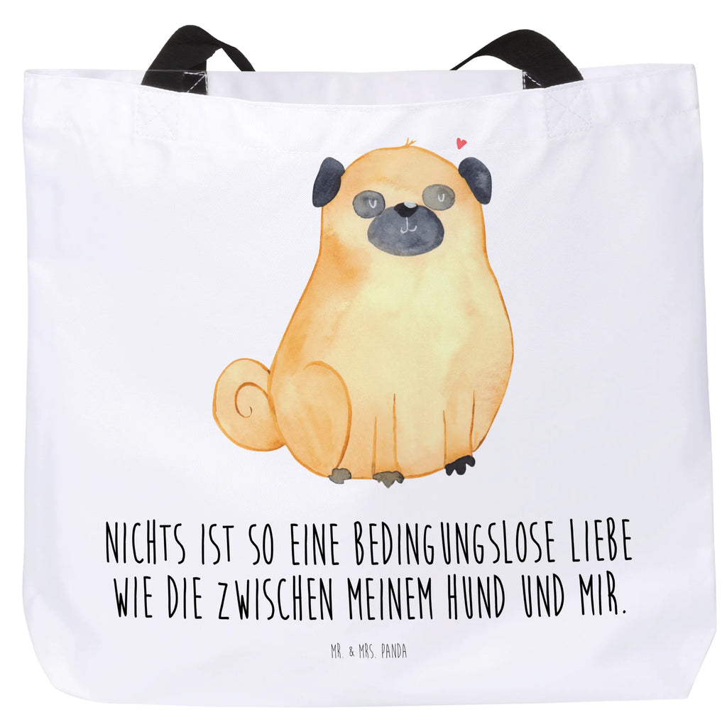 Shopper Pug XXL Tasche, Strandtasche, Freizeittasche, Shopper, Beutel, Tüte, Schultertasche, Ausflug, Stofftasche, XL, Alltagstasche, Tragebeutel, Einkaufsbeutel, Schultasche, Schulbeutel, Einkaufstasche, Sprüche, Hund, Hundebesitzer, Hunderasse, Haustier, Tierliebhaber, Hundemotiv, Liebe, Mops, Hundeliebe