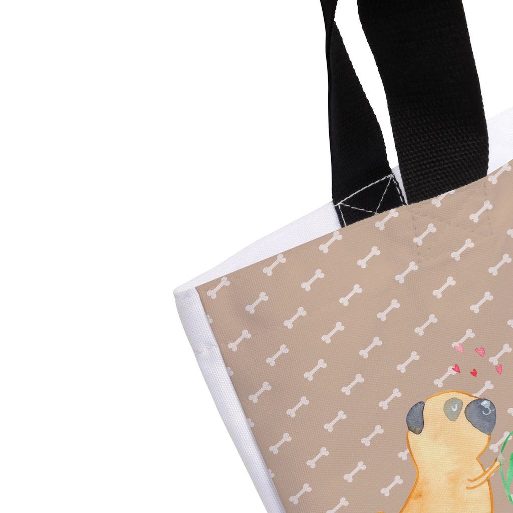 Shopper pug In love Tasche, Alltagstasche, Schulbeutel, Tragebeutel, Freizeittasche, Einkaufsbeutel, Shopper, Einkaufstasche, Schultasche, Beutel, Strandtasche, Hund, Hundemotiv, Haustier, Hunderasse, Tierliebhaber, Hundebesitzer, Sprüche, Partner, Geschenk Freund, Liebe, Liebesspruch. Verlobt, Möpse, verliebt, Mops, Hundeliebe