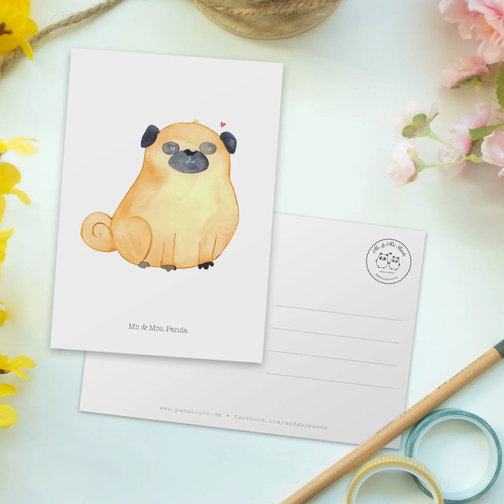 Pocztówka Mops spruchkarte, Motivkarte, Postkarte, Designkarte, Ansichtskarten, Grußkarte, kunstkarte, Kunstkarten, Ansichtskarte, bildkarte, Postkarten, Fotokarte, einzelkarte, Hunderasse, Hundebesitzer, Sprüche, Hundemotiv, Haustier, Tierliebhaber, Hund, Liebe, Mops, Hundeliebe