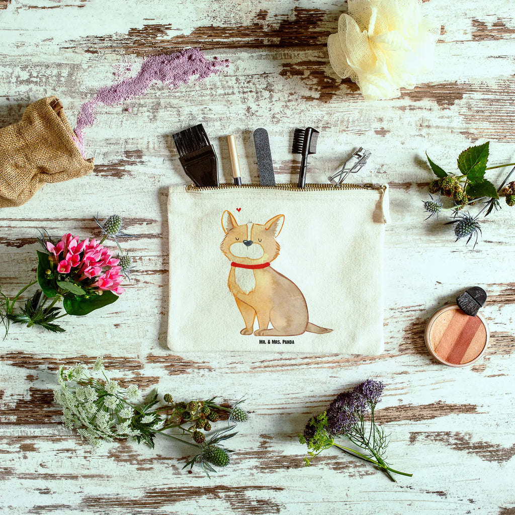 Make-up bag Dog Luck utensilientasche, pencil case, Waschbeutel, Etui, beauty tasche, Kosmetiktasche, Schlampermäppchen, aufbewahrungsbeutel, kosmetiktäschchen, Kosmetikbeutel, Mäppchen, beauty case, Stiftemäppchen, toiletry bag, Kulturbeutel, Schminktäschchen, Waschtasche, Schminktasche, Federmappe, Kulturtasche, pinsel tasche, aufbewahrungstasche, Schminkbeutel, Tierliebhaber, Sprüche, Haustier, Hundemotiv, Hund, Hundebesitzer, Hunderasse, Liebe, Hundemama, Corgie, Spruch, Hundeliebe