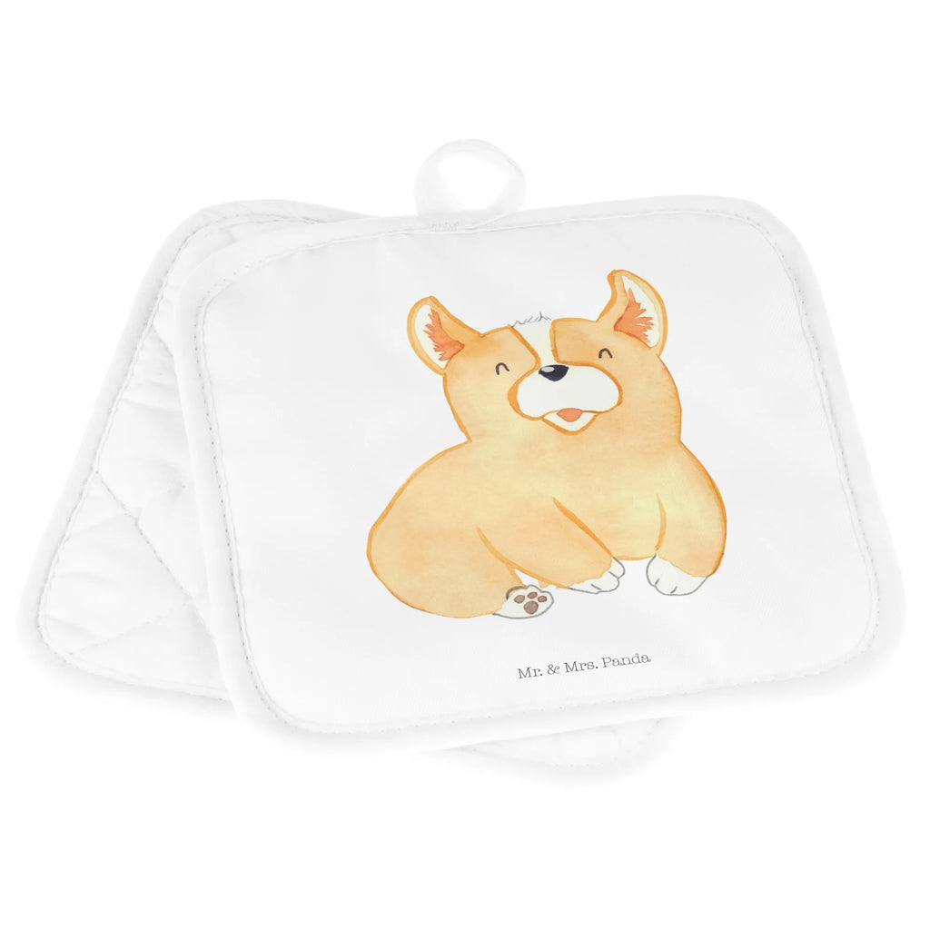 2er Set Topflappen  Corgie Topflappen mit Spruch, Topflappen, Ofenhandschuh, Topfhandschuh, Topfhandschuhe, Schöne Topflappen, Topflappen lustig, Topflappenset, Topflappen 2er Set, Topflappen Set, Topfuntersetzer, Ofenhandschuhe, Hund, Hundemotiv, Haustier, Hunderasse, Tierliebhaber, Hundebesitzer, Sprüche, britisch, Welsh Corgie Pembroke, Lebensfreude, Corgie, Hundespruch, Spruch, Motivation